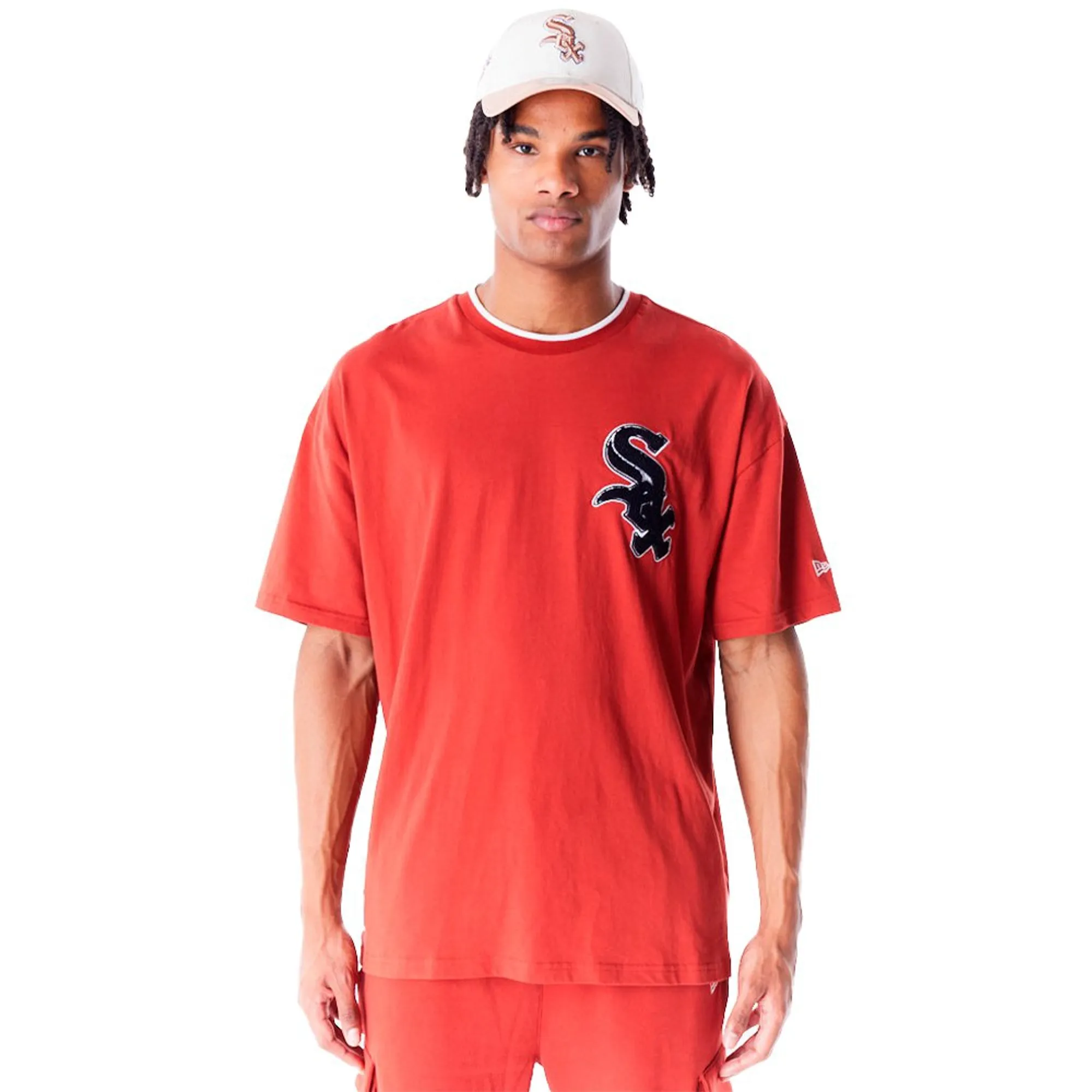 New Era Cap New Era Wrld Sries Drp Shldr Chicago White Sox Short Sleeve T-shirt