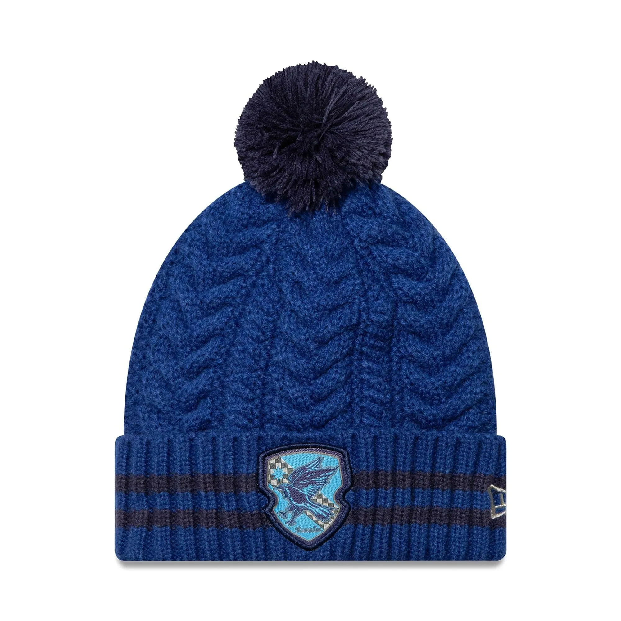 Harry Potter Youth Harry Potter Blue Bobble Knit Beanie Hat New Era Cap adult unisex