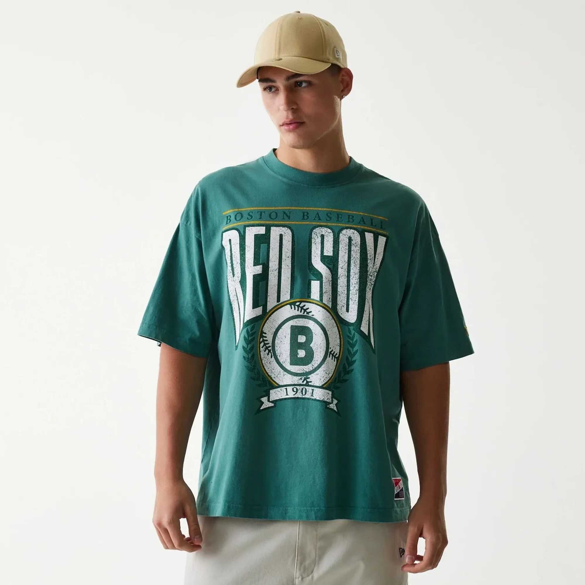 Boston Red Sox MLB City Connect G1 Dark Green T-Shirt New Era Cap adult unisex