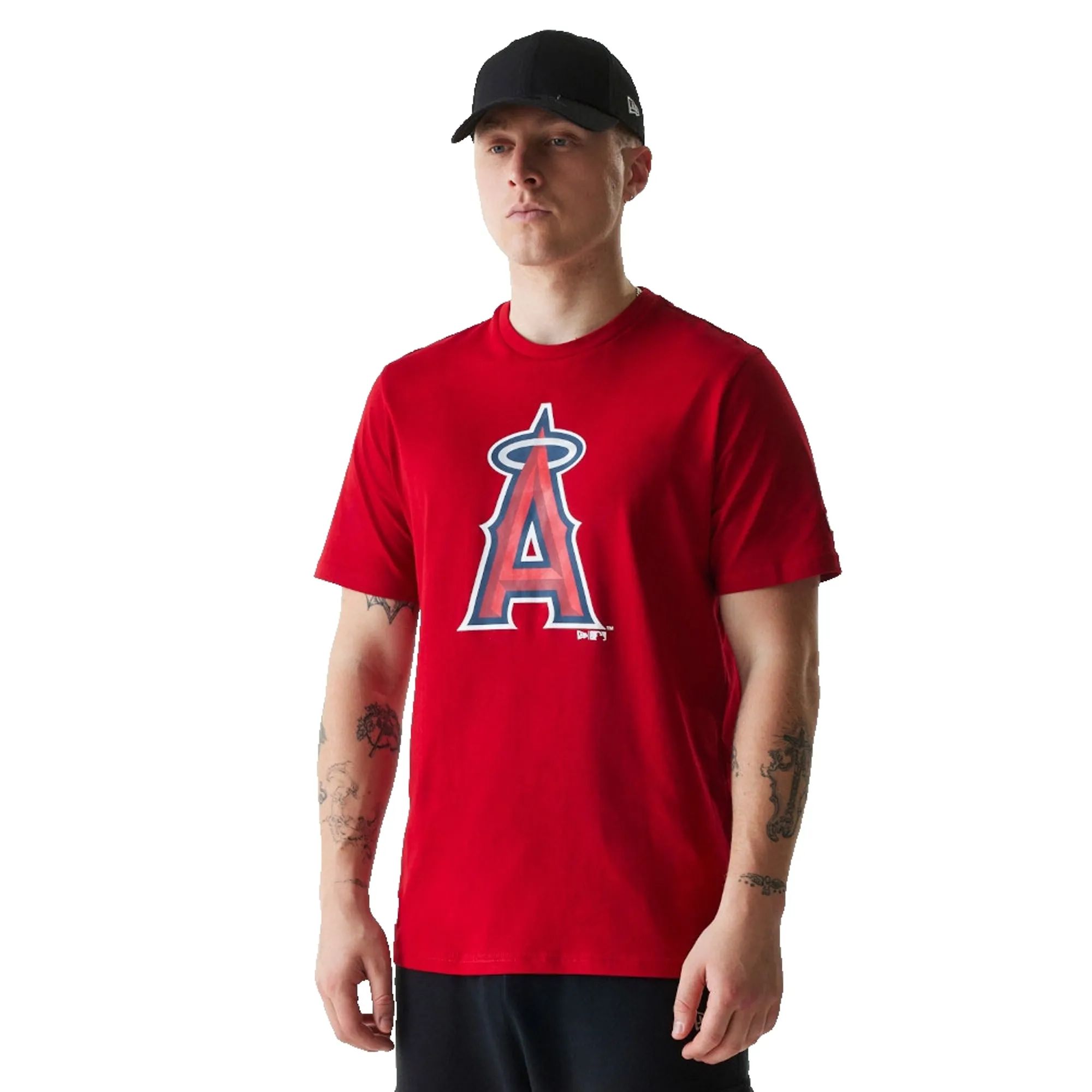 LA Angels MLB Regular Red T-Shirt New Era Cap adult unisex