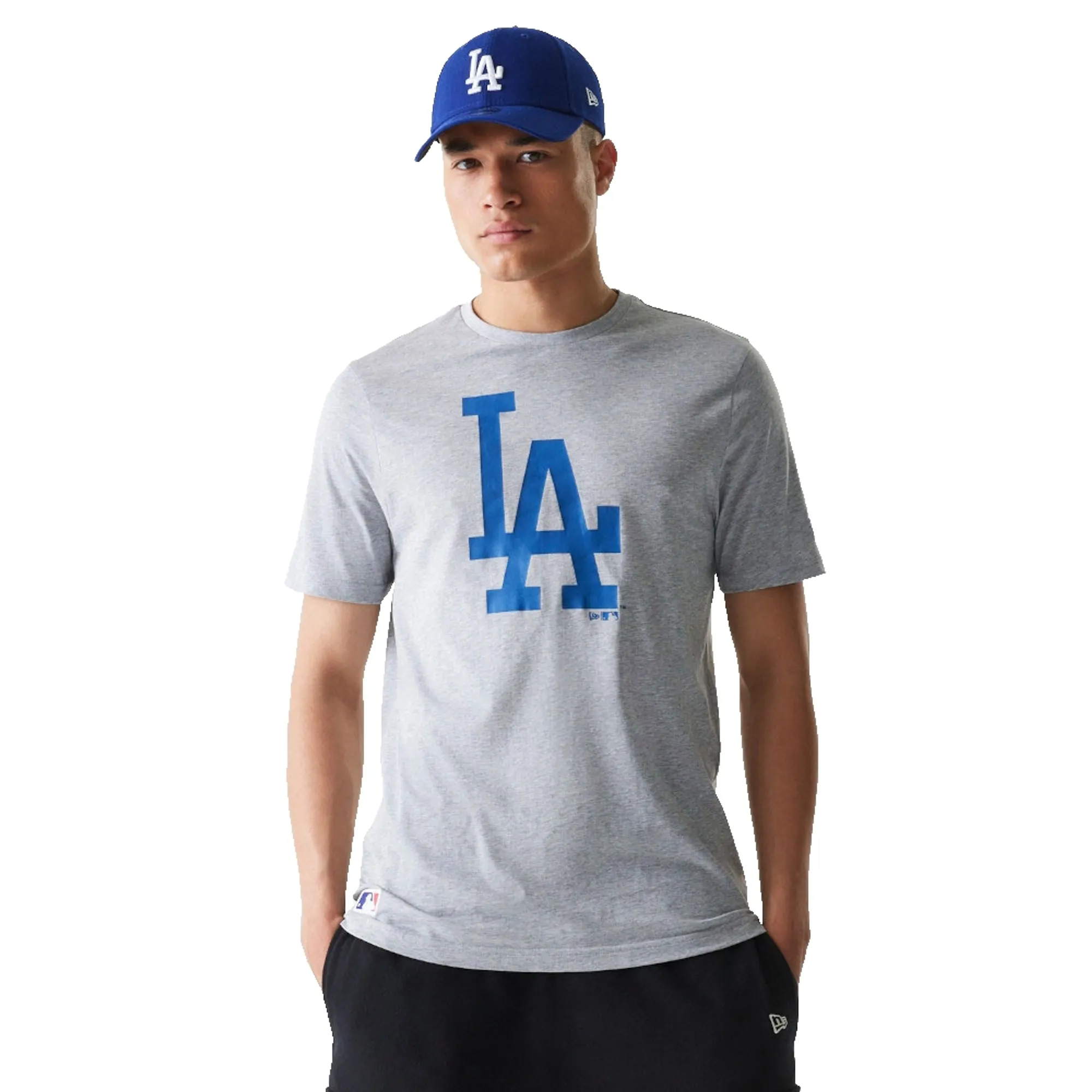 LA Dodgers MLB Regular Grey T-Shirt New Era Cap adult unisex