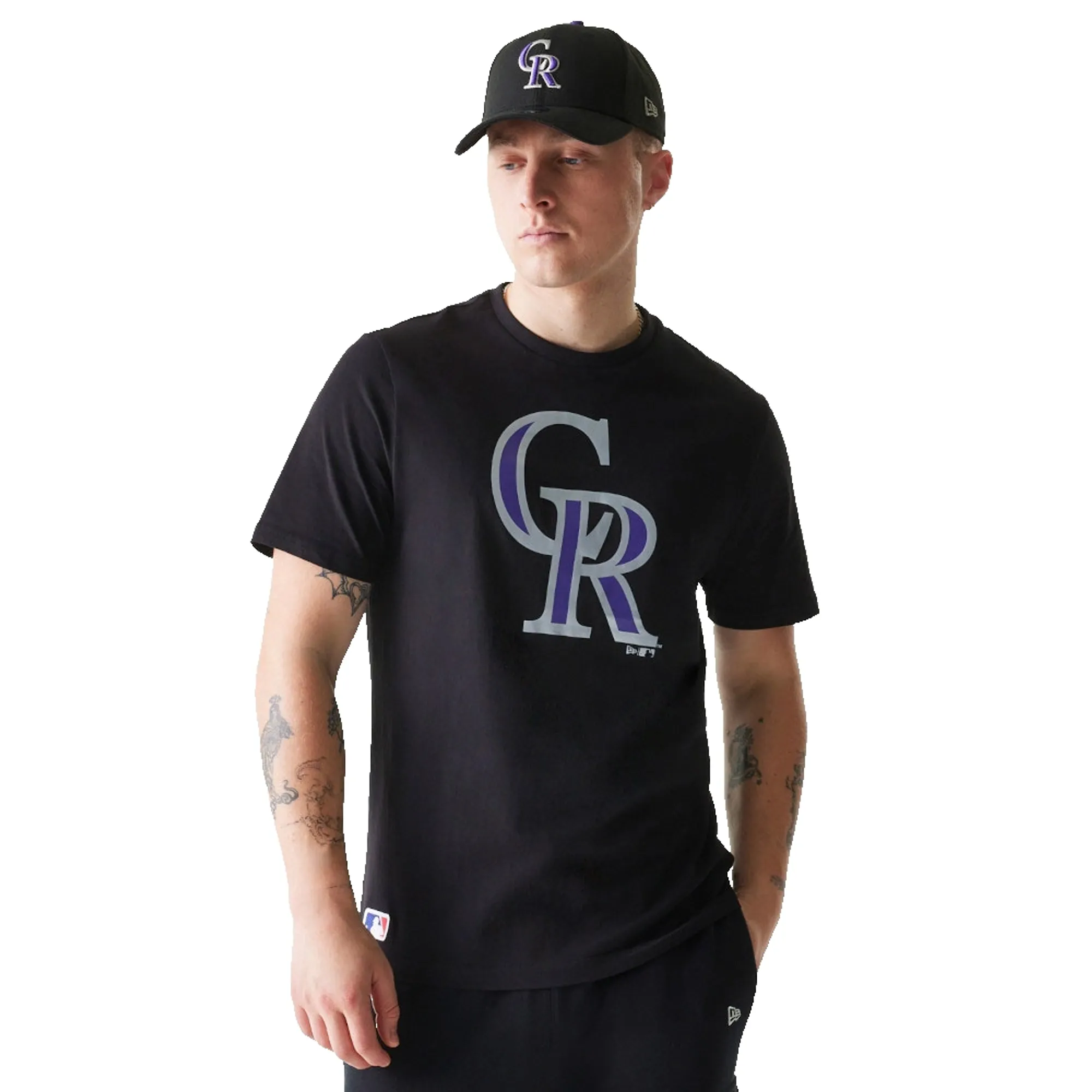 Colorado Rockies MLB Regular Black T-Shirt New Era Cap adult unisex