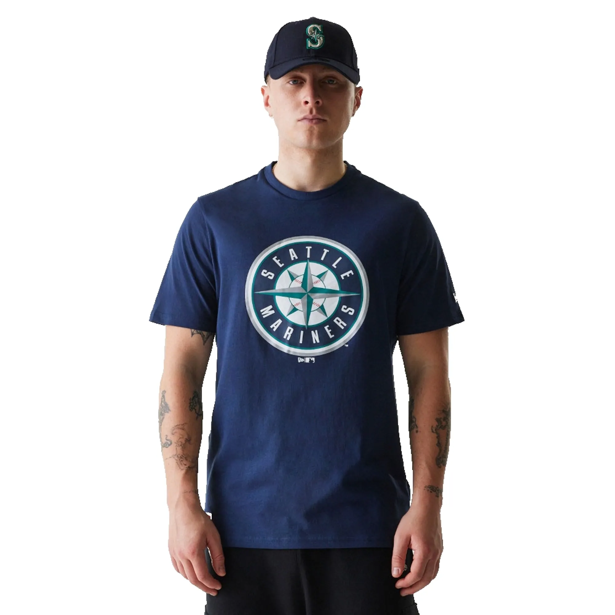 Seattle Mariners MLB Regular Dark Blue T-Shirt New Era Cap adult unisex