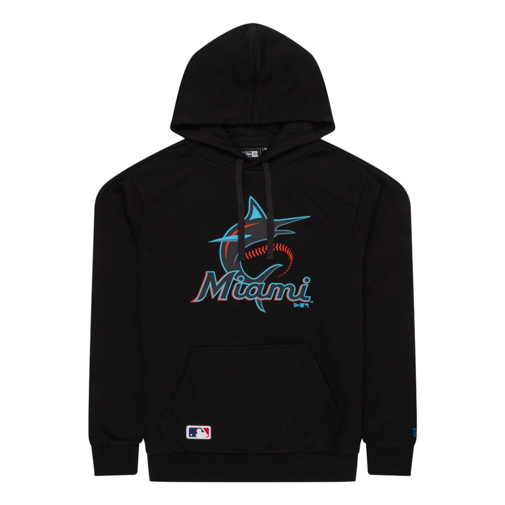 Miami Marlins MLB Regular Black Pullover Hoodie New Era Cap adult unisex