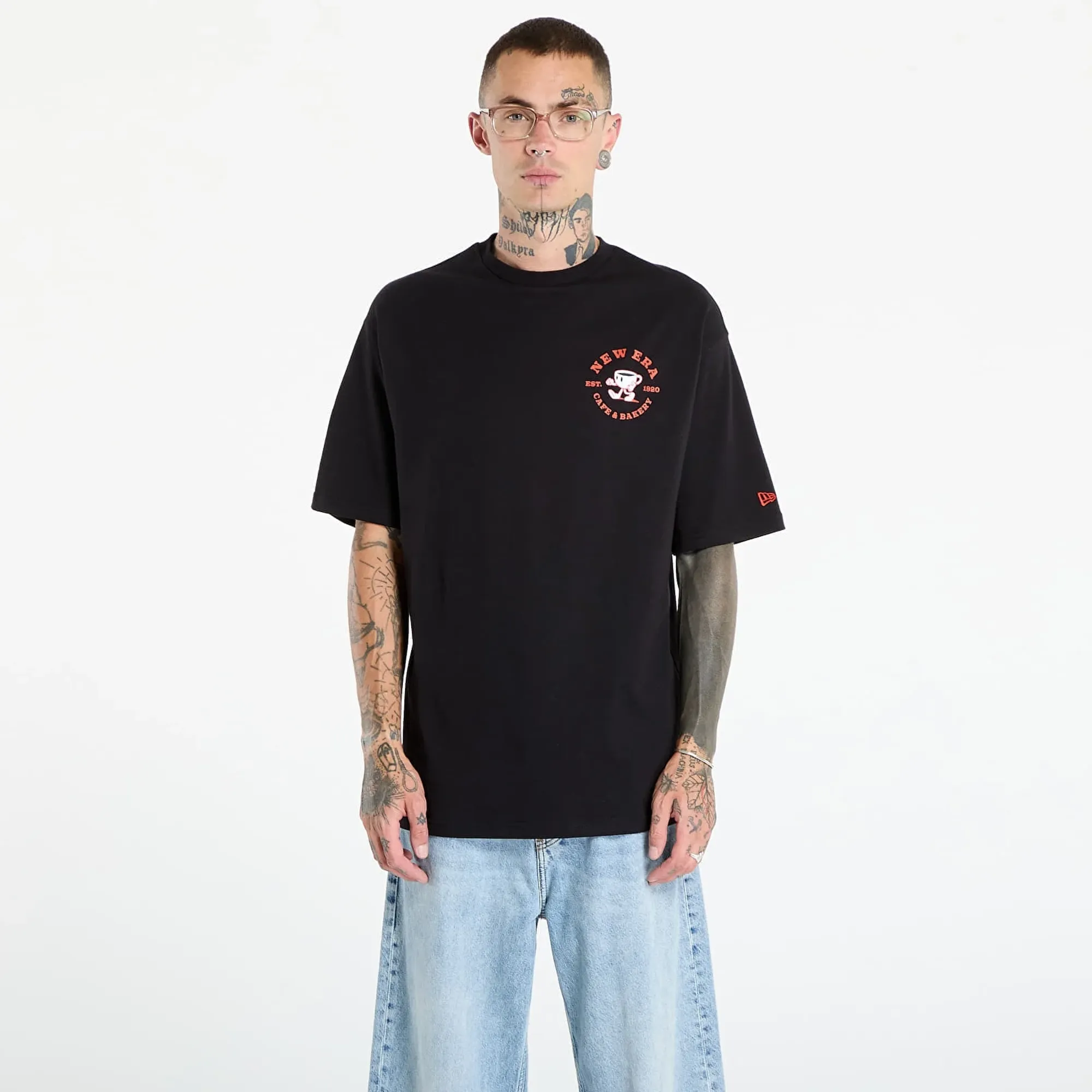 New Era Cap T-Shirt New Era Graphic 1 Black S