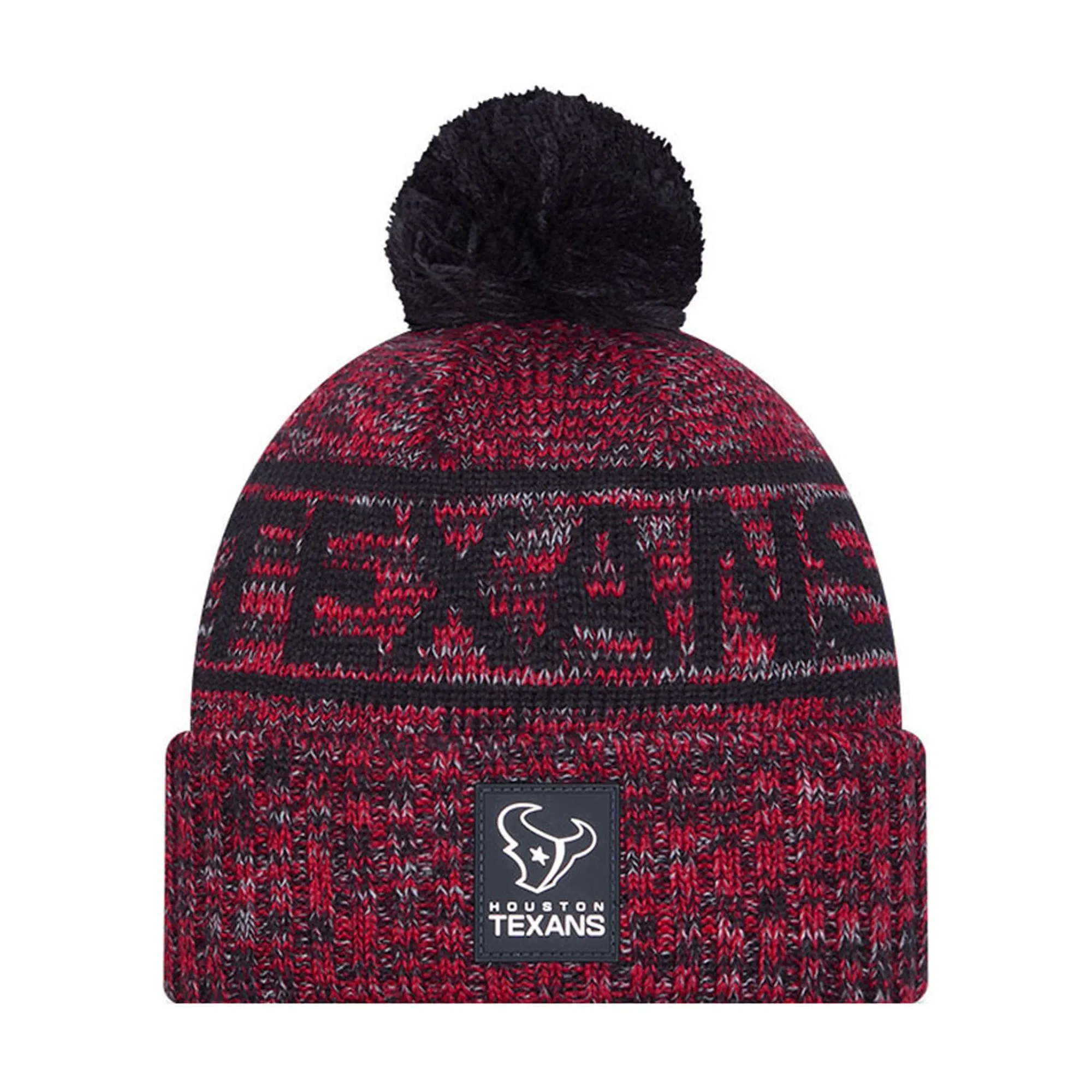 Houston Texans NFL Sideline Red Sport Knit Beanie Hat New Era Cap adult unisex