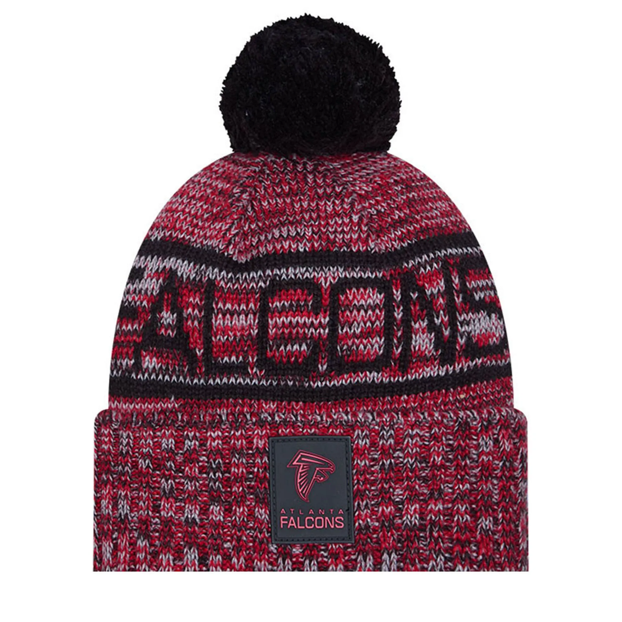Atlanta Falcons NFL Sideline 2025 Black Sport Knit Beanie Hat New Era Cap adult unisex