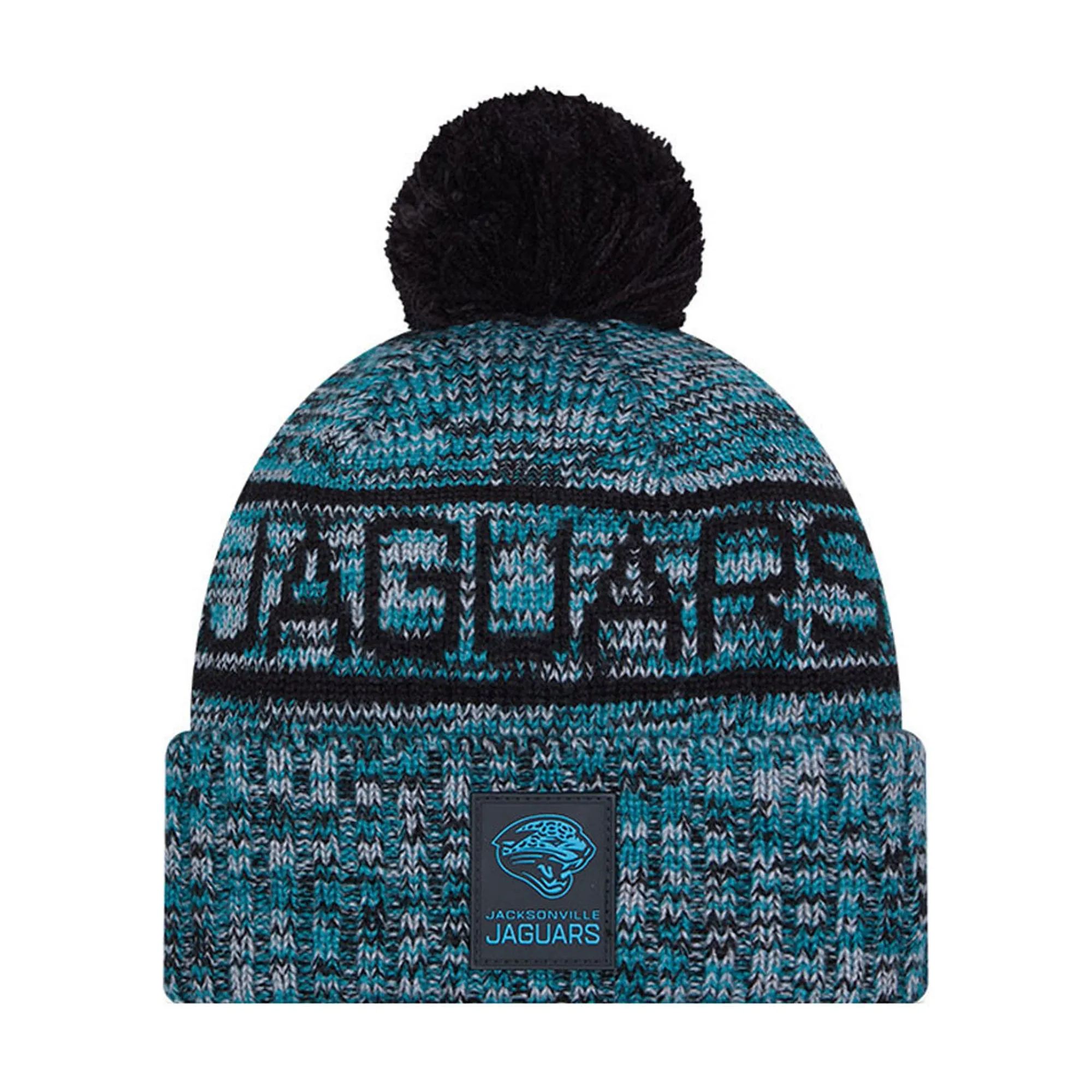 Jacksonville Jaguars NFL Sideline Black Sport Knit Beanie Hat New Era Cap adult unisex