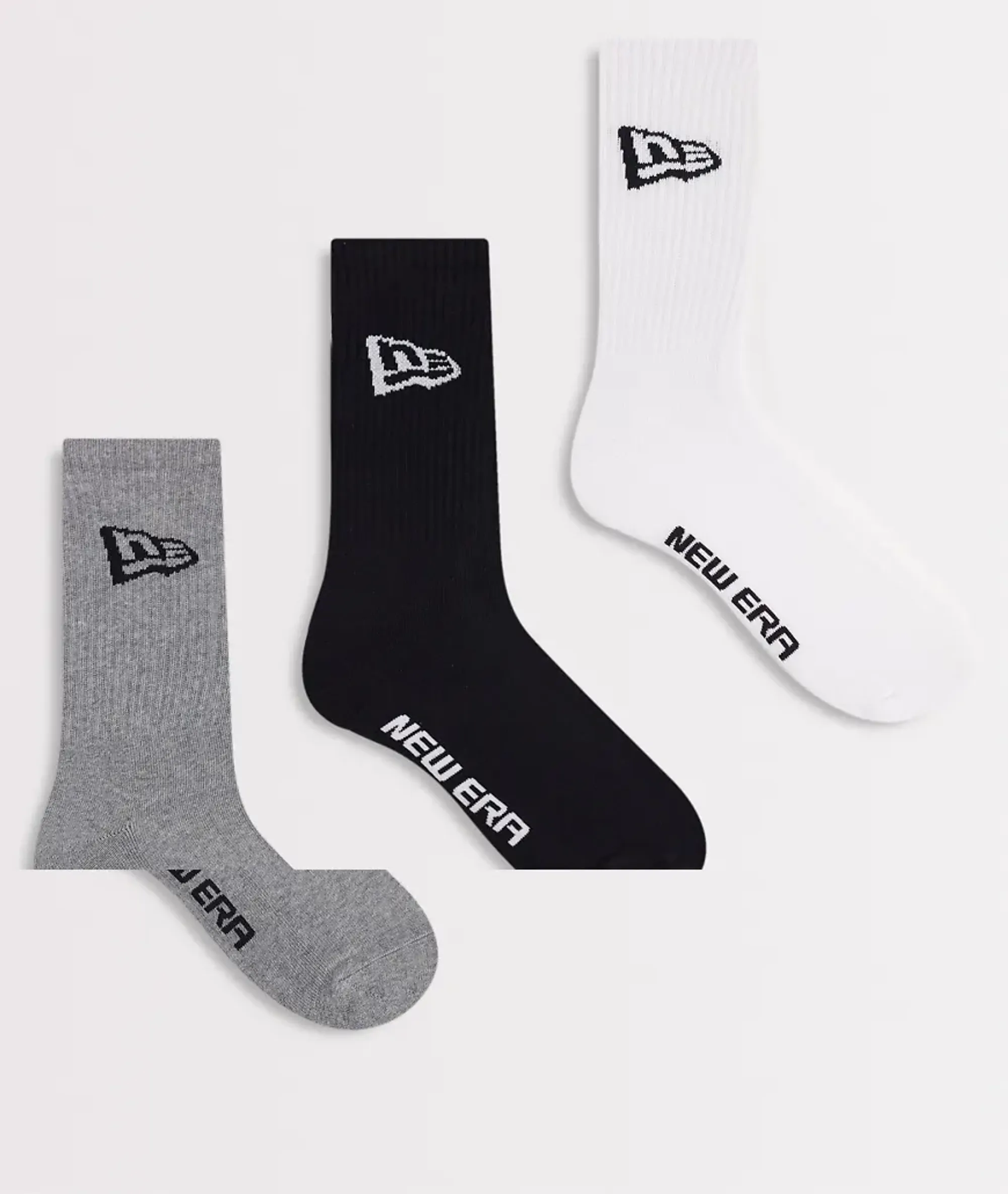 New Era Cap New Era Flag Logo 3 Pack Socks In Multi