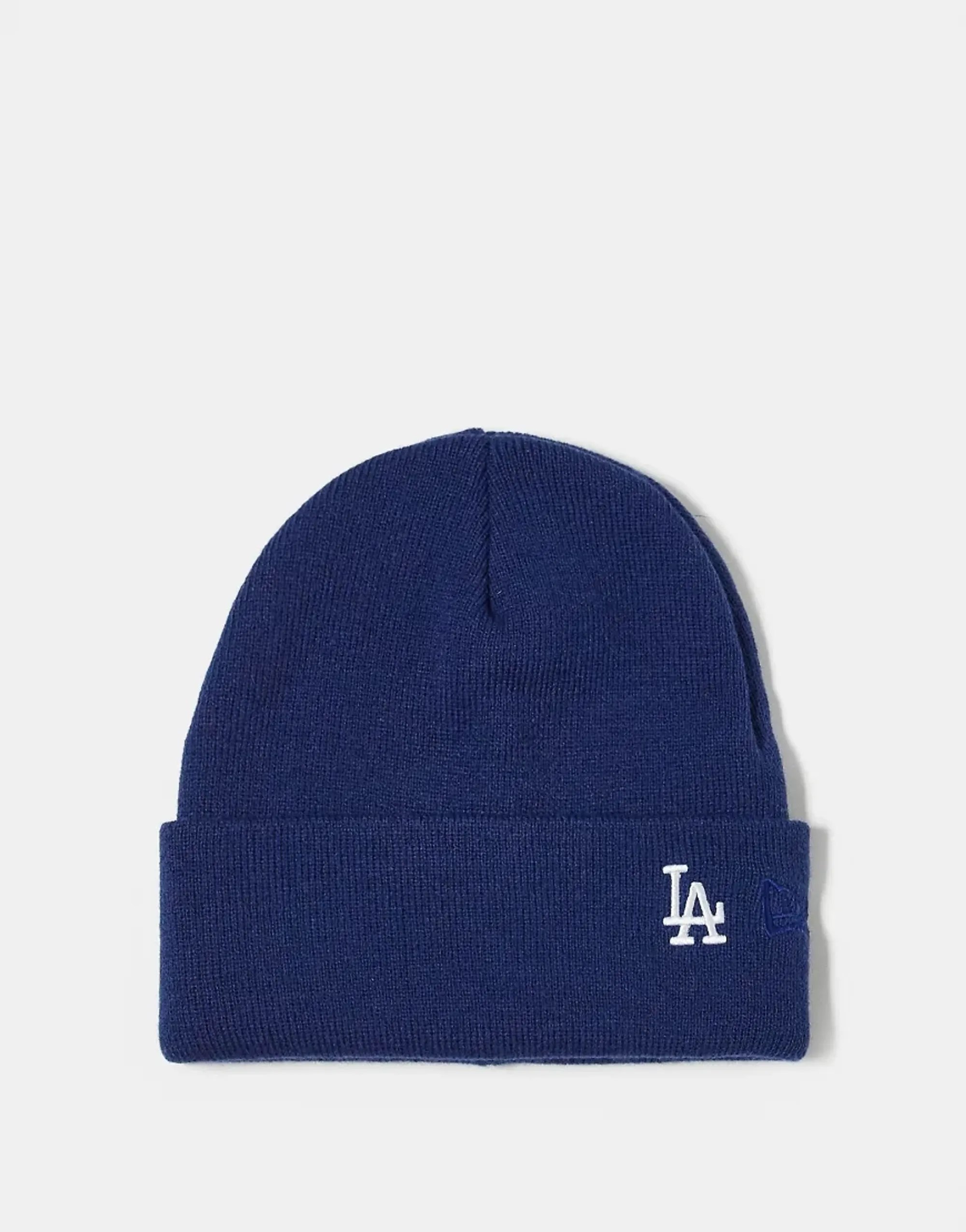 New Era Cap New Era La Dodgers Mini Logo Cuff Beanie In Blue