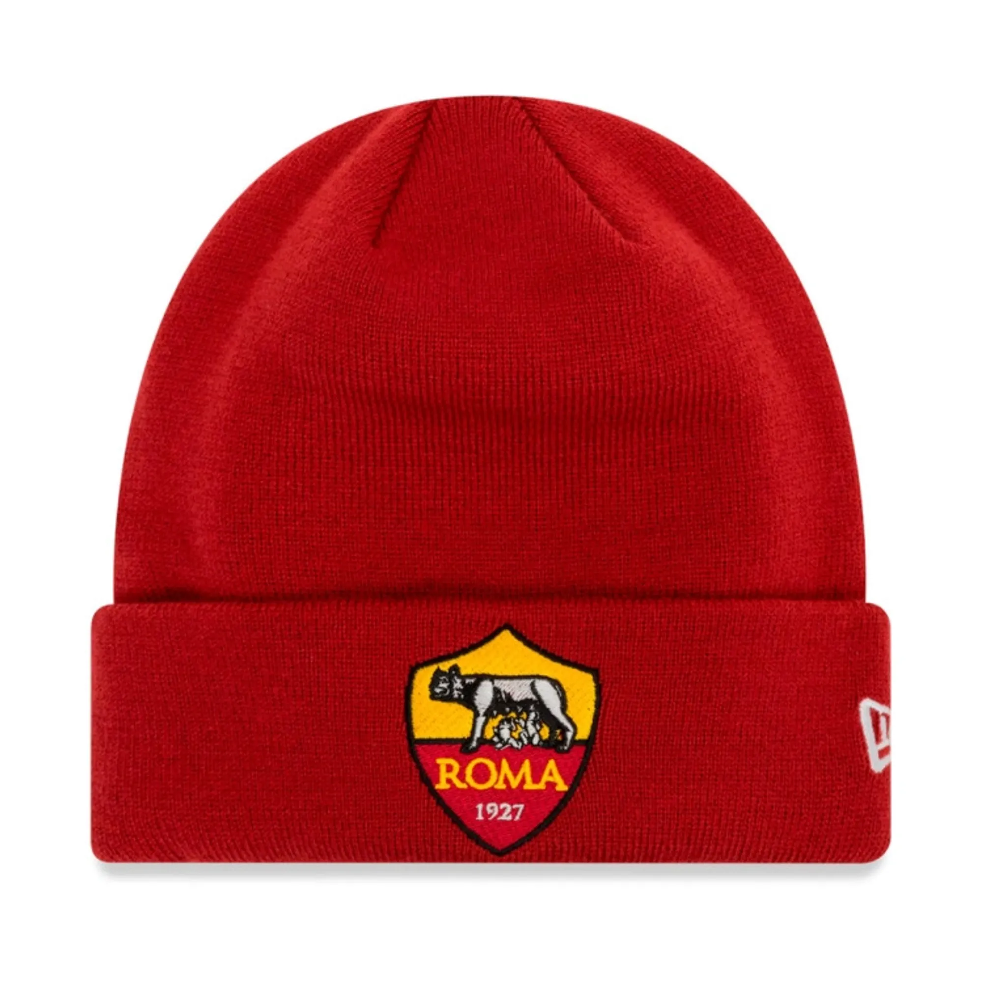 AS Roma Core Dark Red Cuff Knit Beanie Hat New Era Cap adult unisex