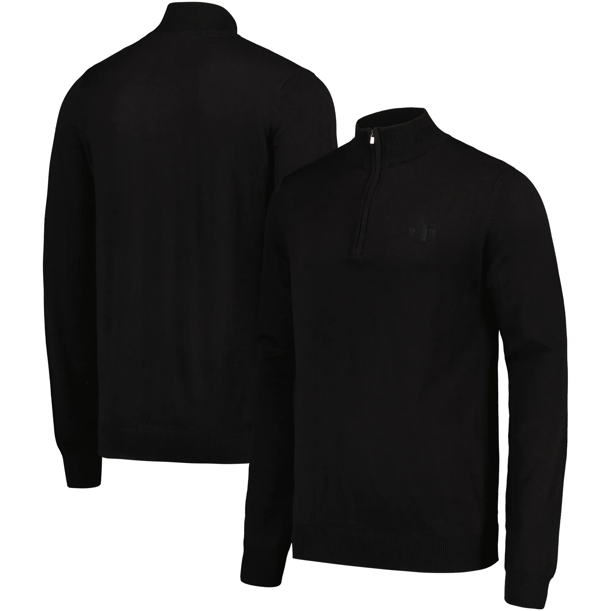 Everton 1/4 Zip Jumper - Black - Mens