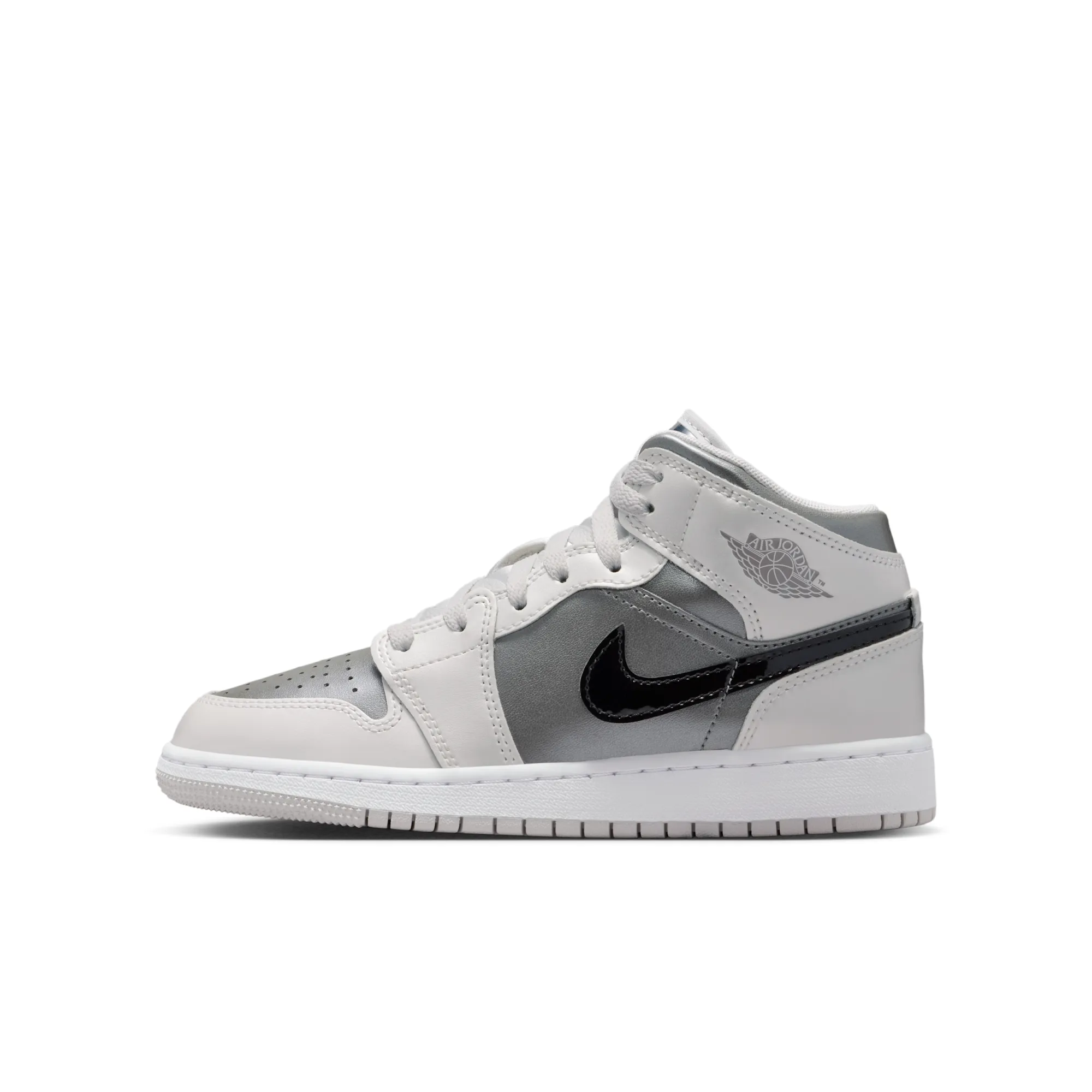 Nike Air Jordan 1 Mid SE Older Kids' Shoes - Grey