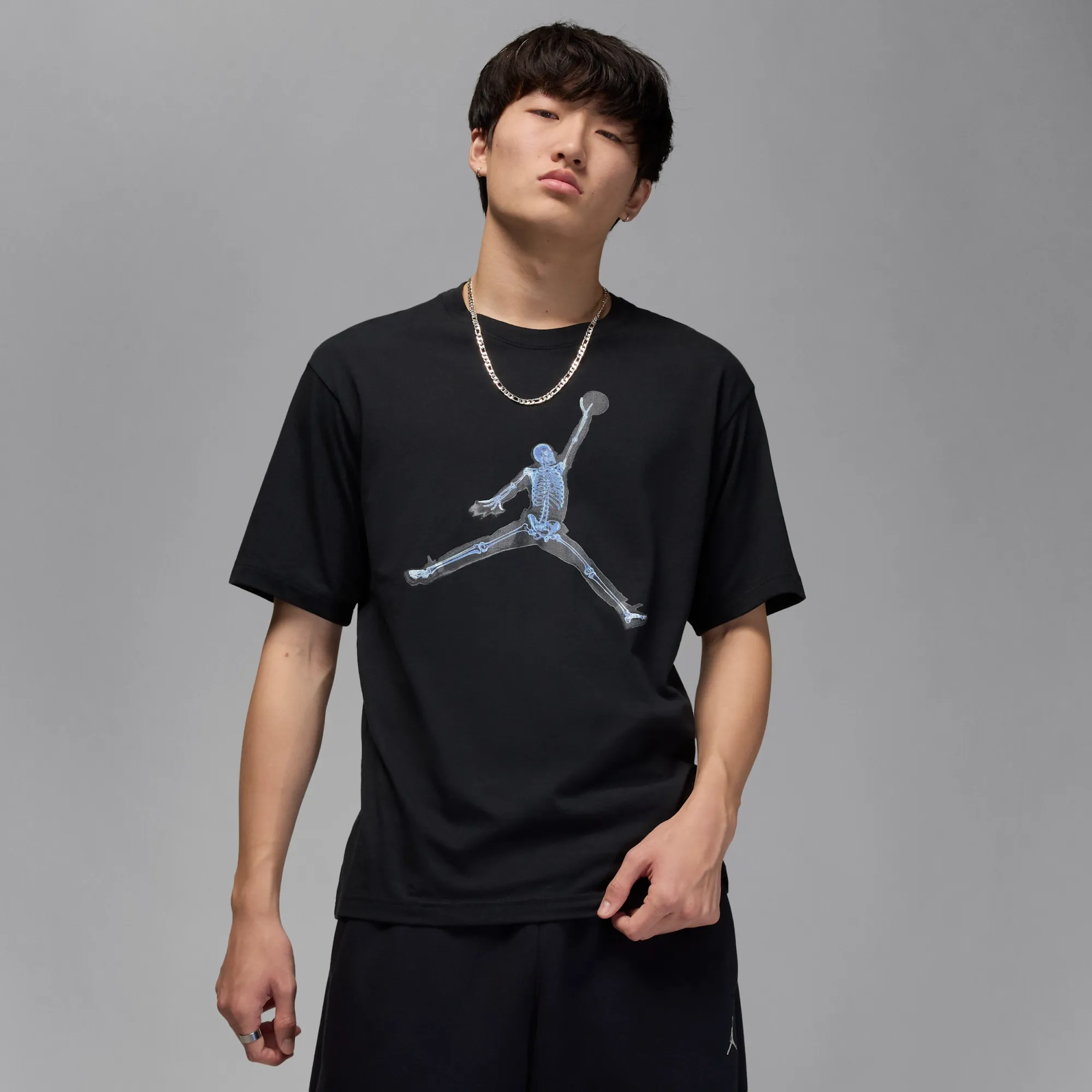 Nike Jordan Men's T-Shirt - Black - Cotton