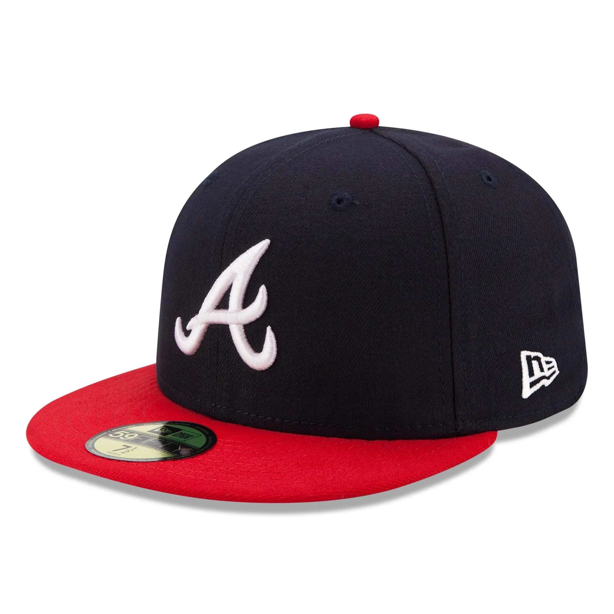 Atlanta Braves Authentic On Field Home Navy 59FIFTY Cap New Era Cap adult unisex