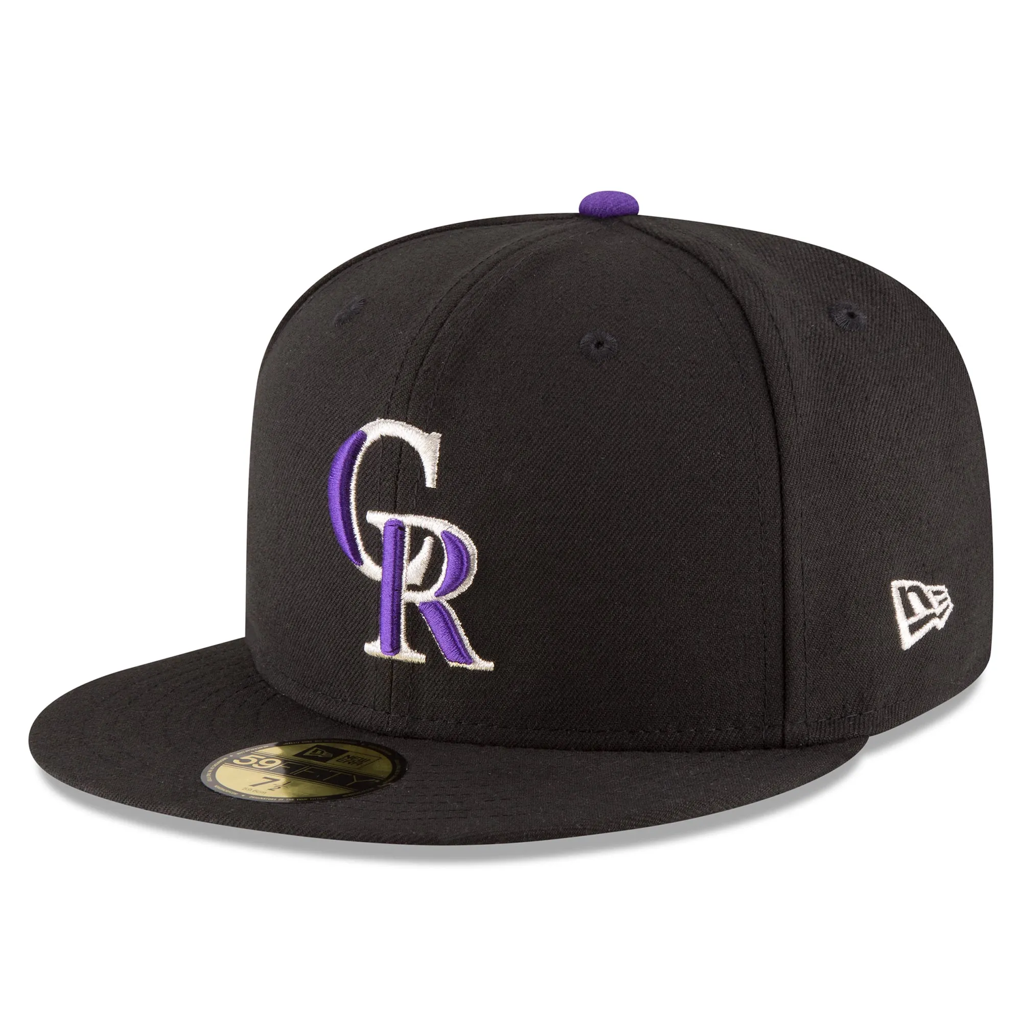 Colorado Rockies Authentic On Field Black 59FIFTY Cap New Era Cap adult unisex
