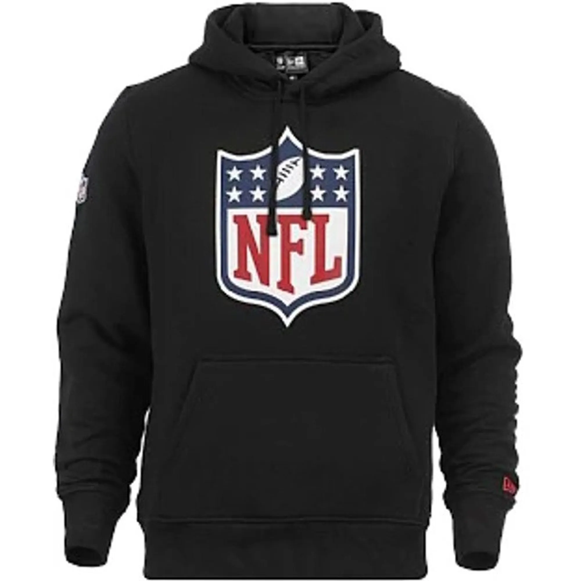 NFL Shield Logo NFL Black Pullover Hoodie New Era Cap adult unisex