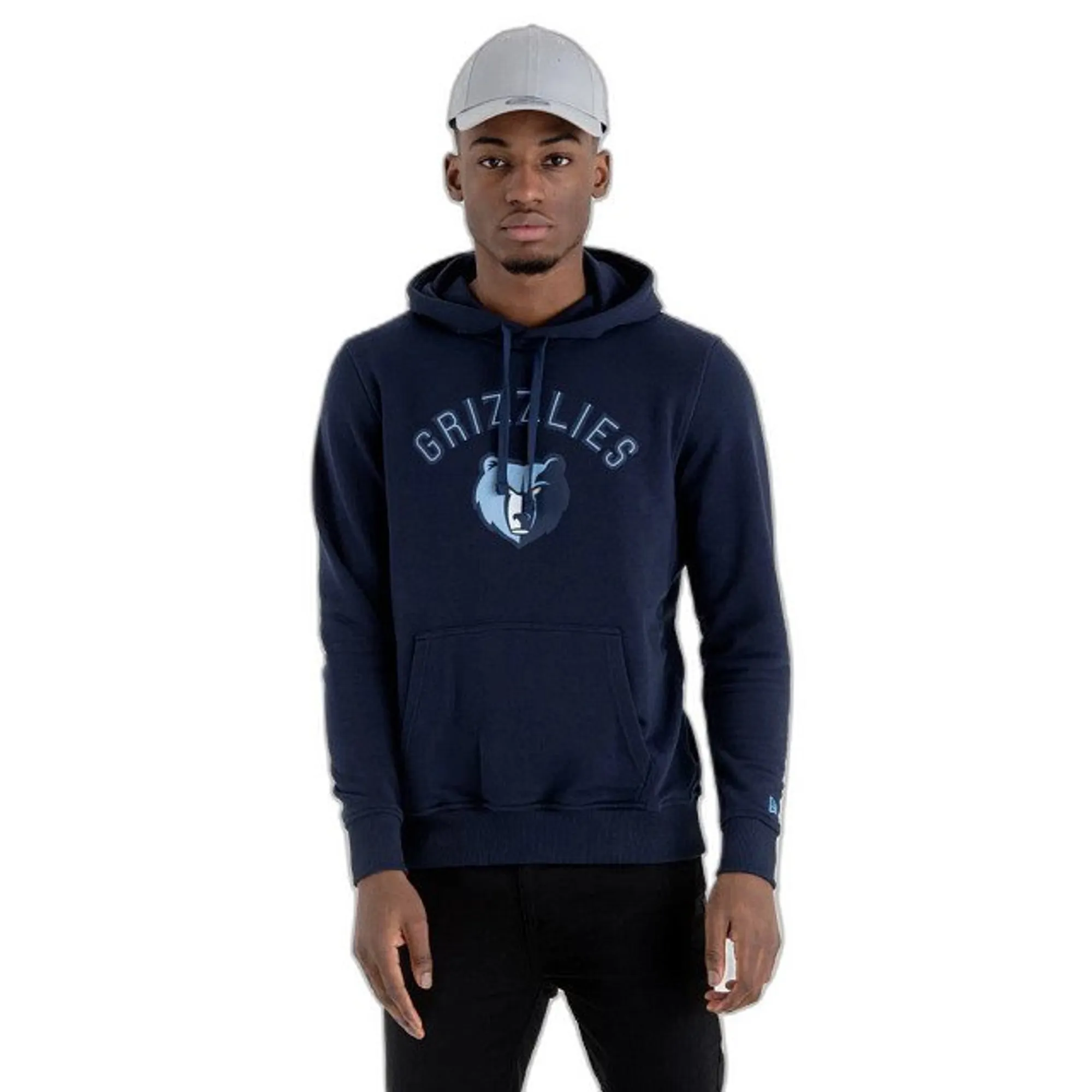 Memphis Grizzlies NBA Navy Pullover Hoodie New Era Cap adult unisex