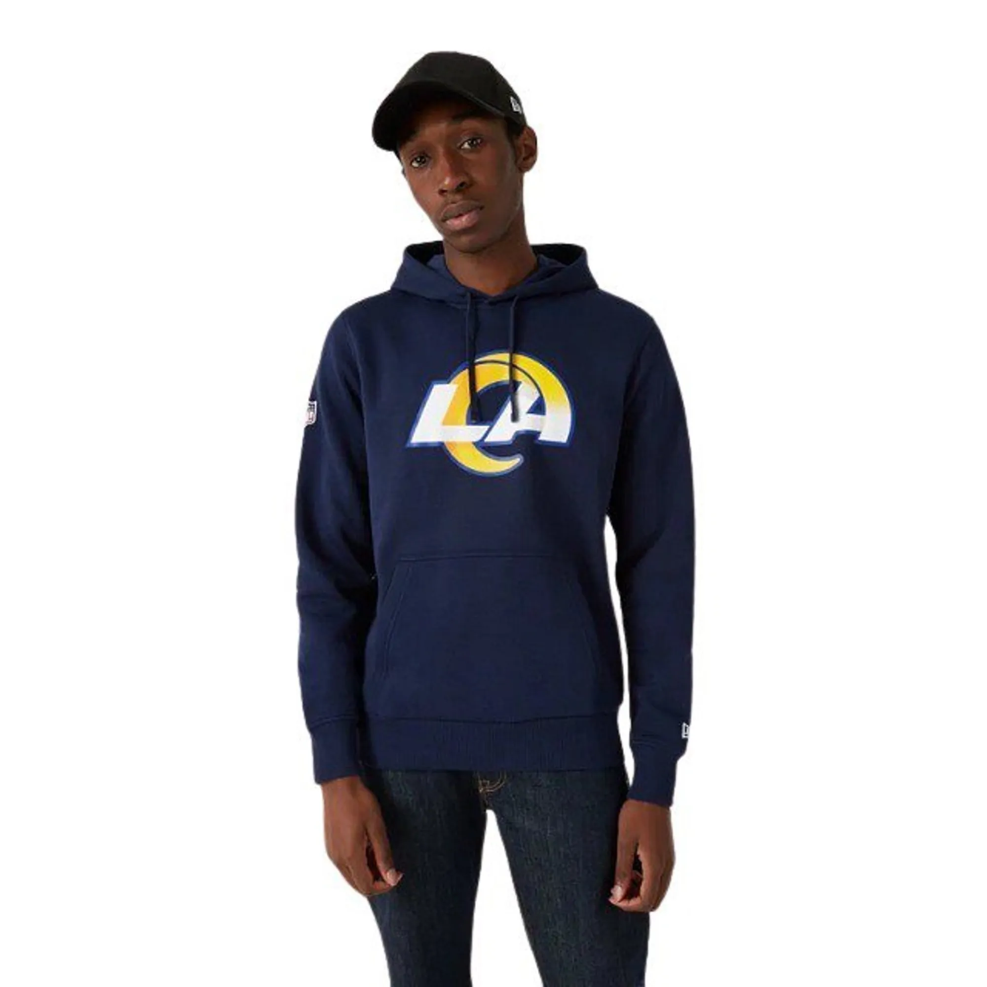 LA Rams NFL Navy Pullover Hoodie UK NewEraCap adult unisex