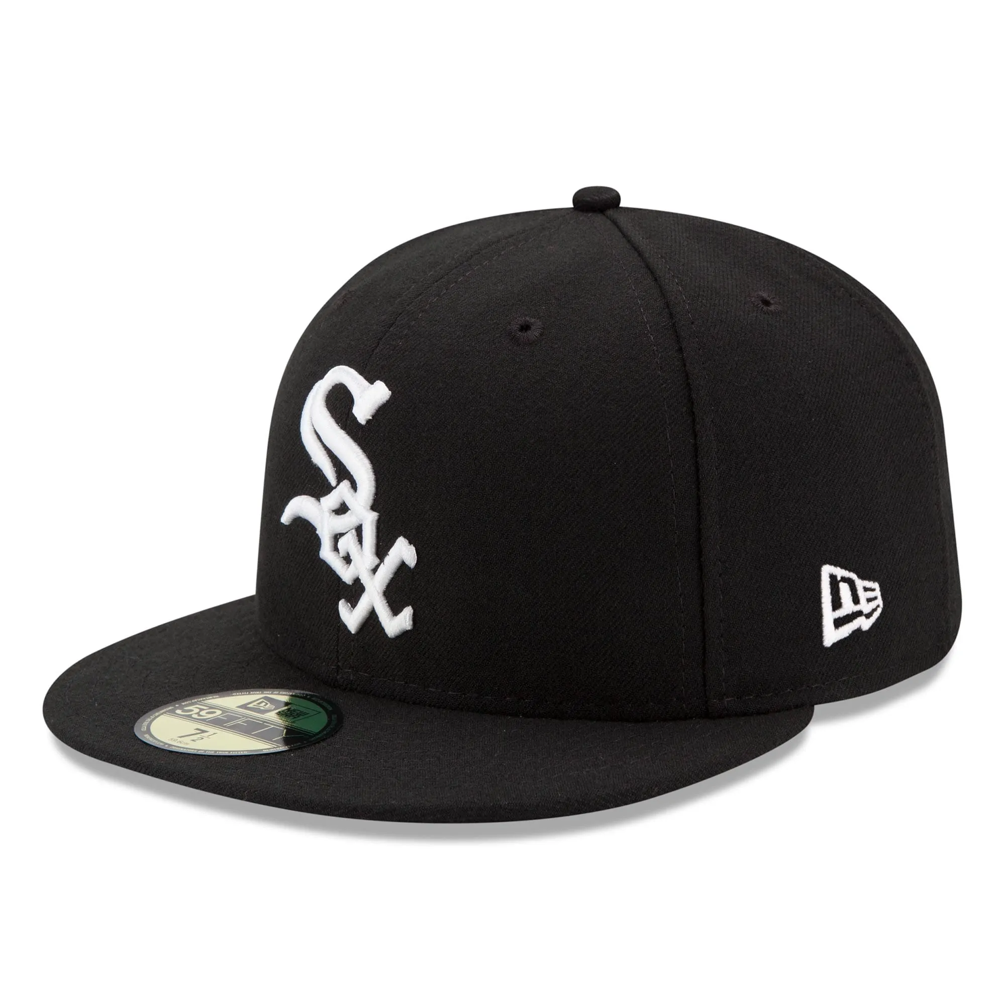 Chicago White Sox Authentic On Field Game Black 59FIFTY Cap New Era Cap adult unisex