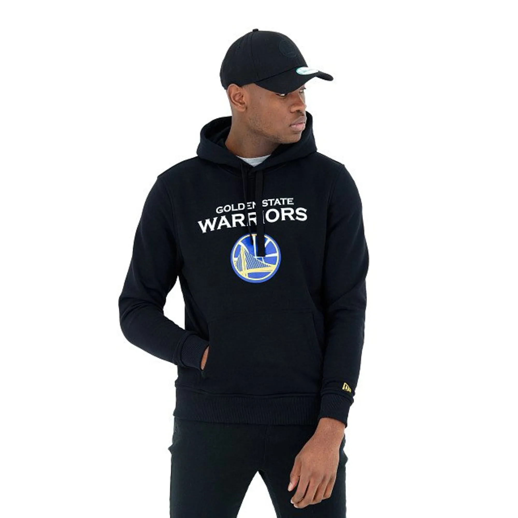 Golden State Warriors NBA Black Pullover Hoodie New Era Cap adult unisex