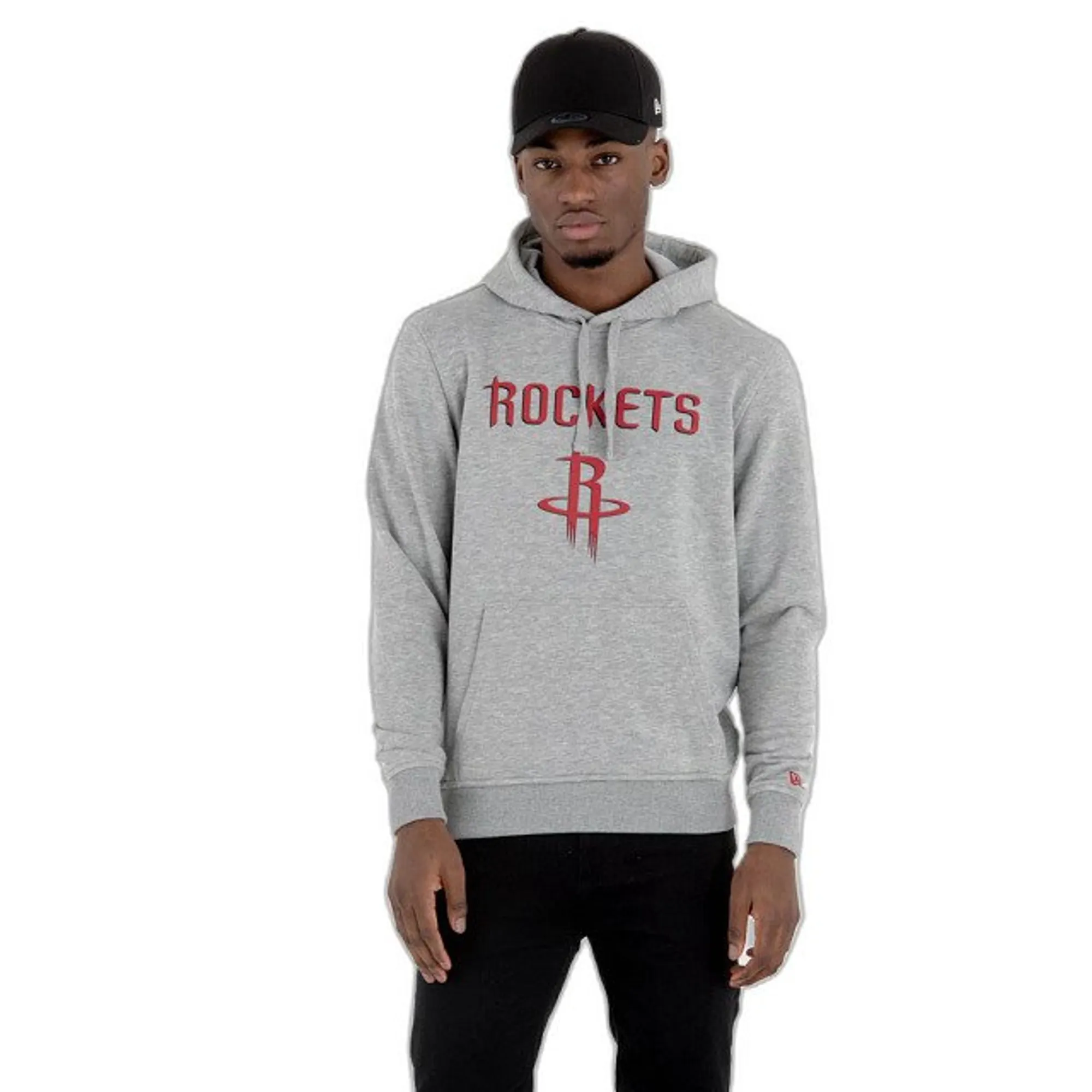 Houston Rockets NBA Grey Pullover Hoodie New Era Cap adult unisex