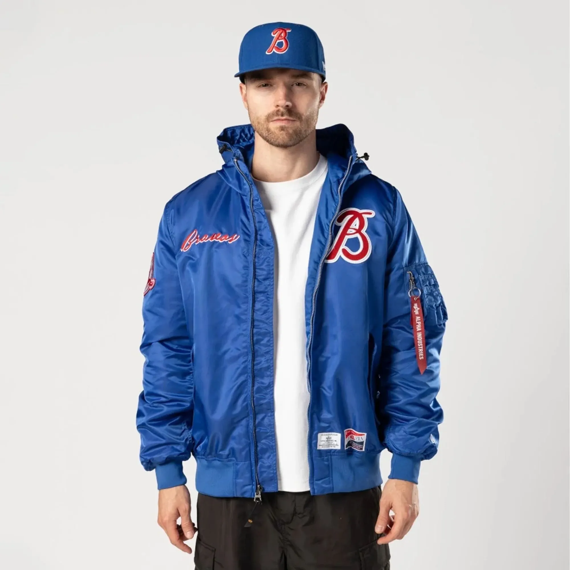 Leon Bravos LMB X Alpha Blue Jacket New Era Cap adult unisex