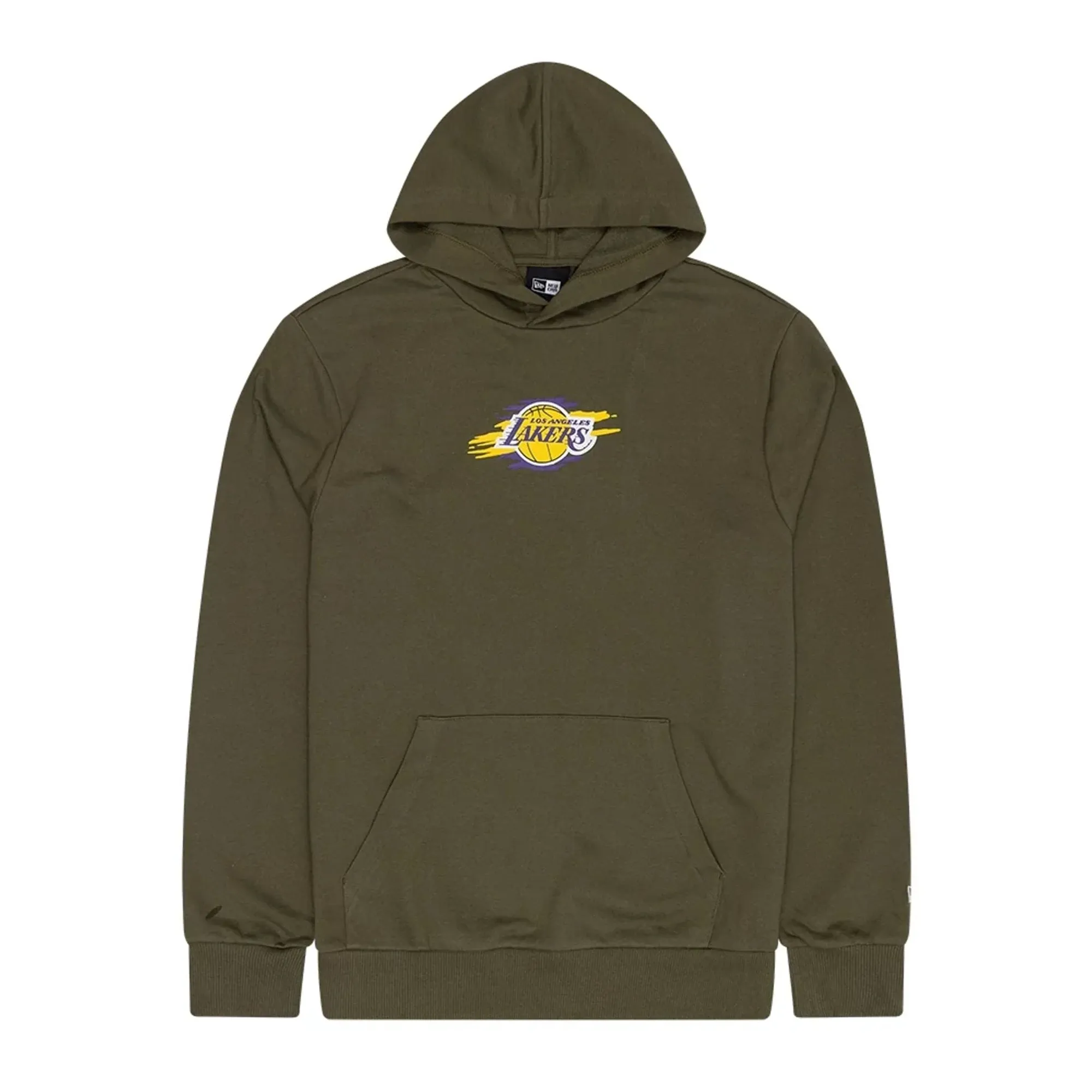 LA Lakers NBA Graphic Green Pullover Hoodie New Era Cap adult unisex