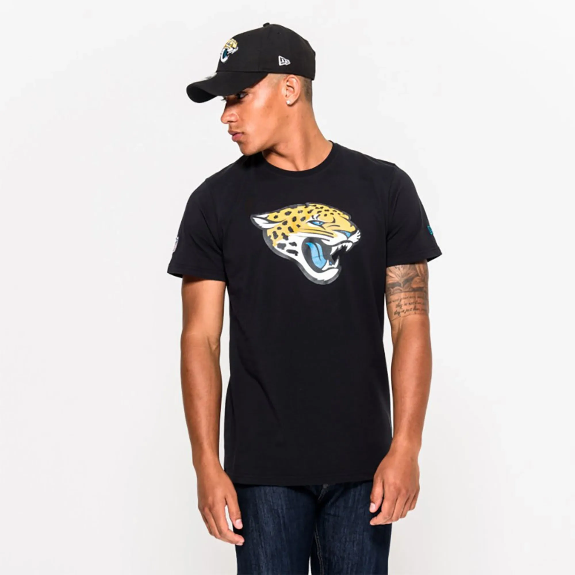 Jacksonville Jaguars NFL Black T-Shirt New Era Cap adult unisex