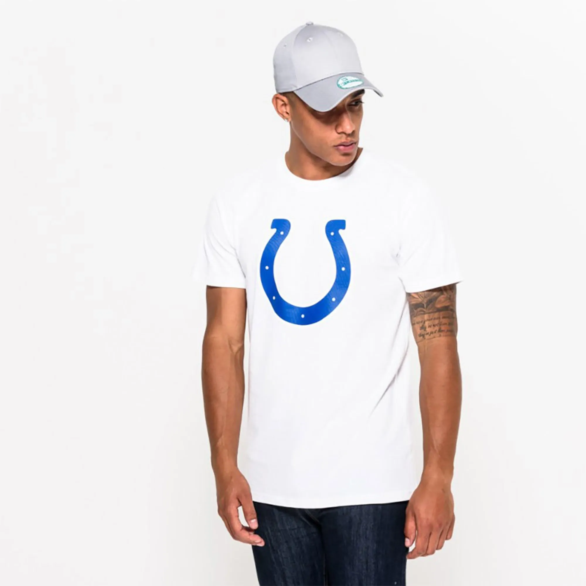 Indianapolis Colts NFL White T-Shirt New Era Cap adult unisex