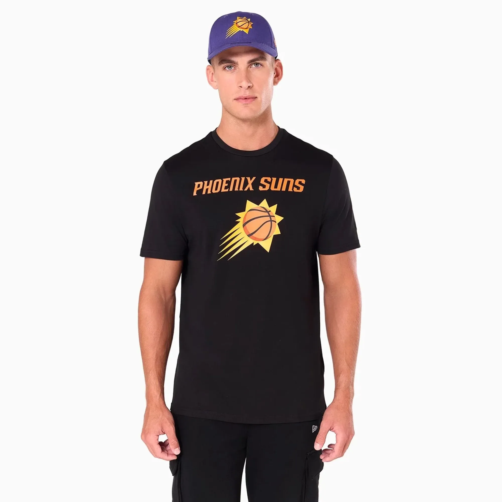 Phoenix Suns NBA Black T-Shirt New Era Cap adult unisex