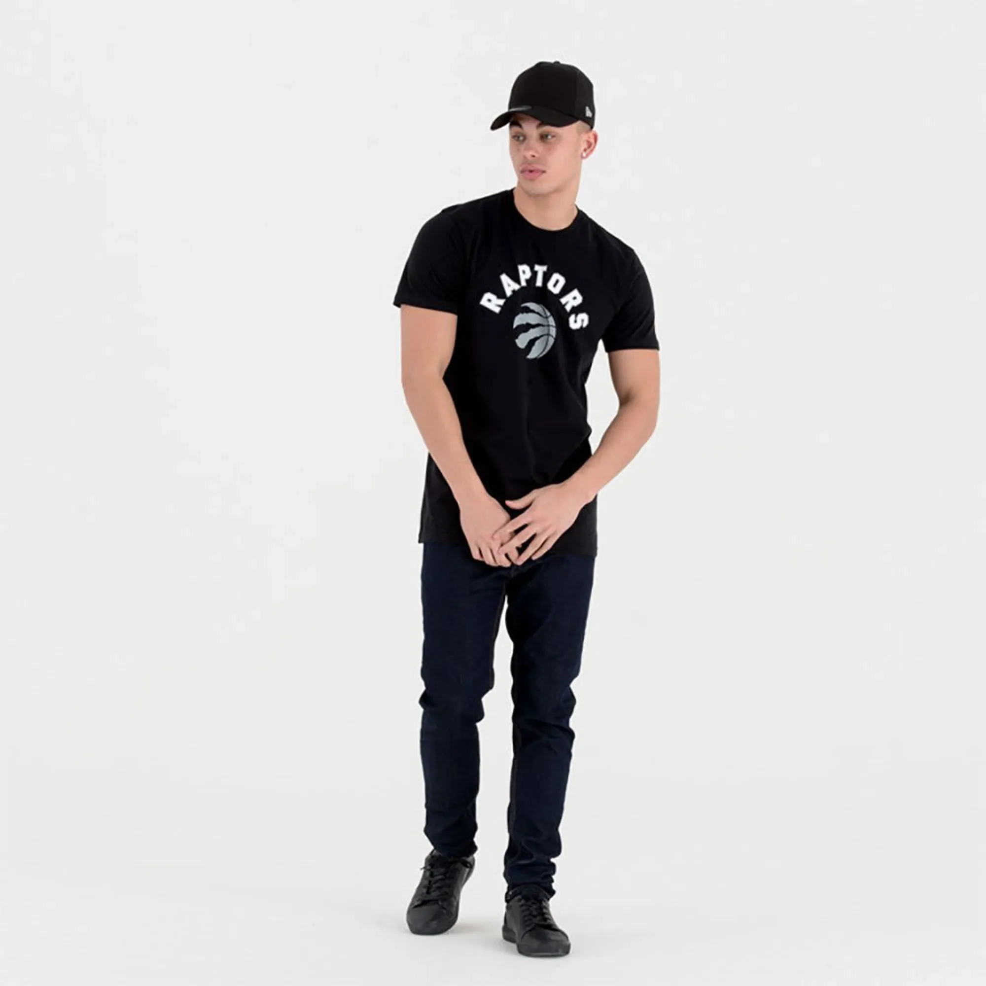 Toronto Raptors NBA Black T-Shirt New Era Cap adult unisex