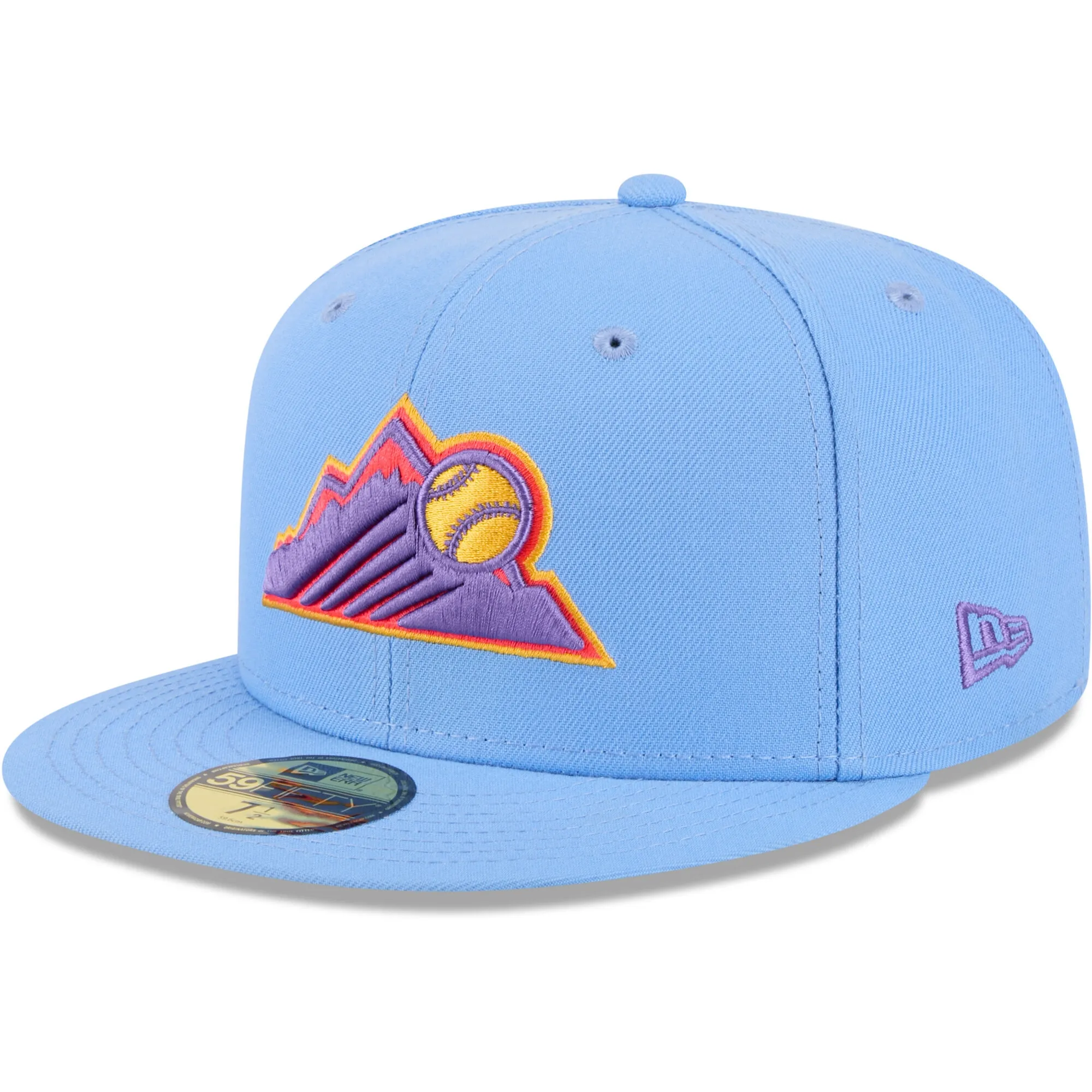 Colorado Rockies MLB City Connect Light Blue 59FIFTY Fitted Cap New Era Cap adult unisex