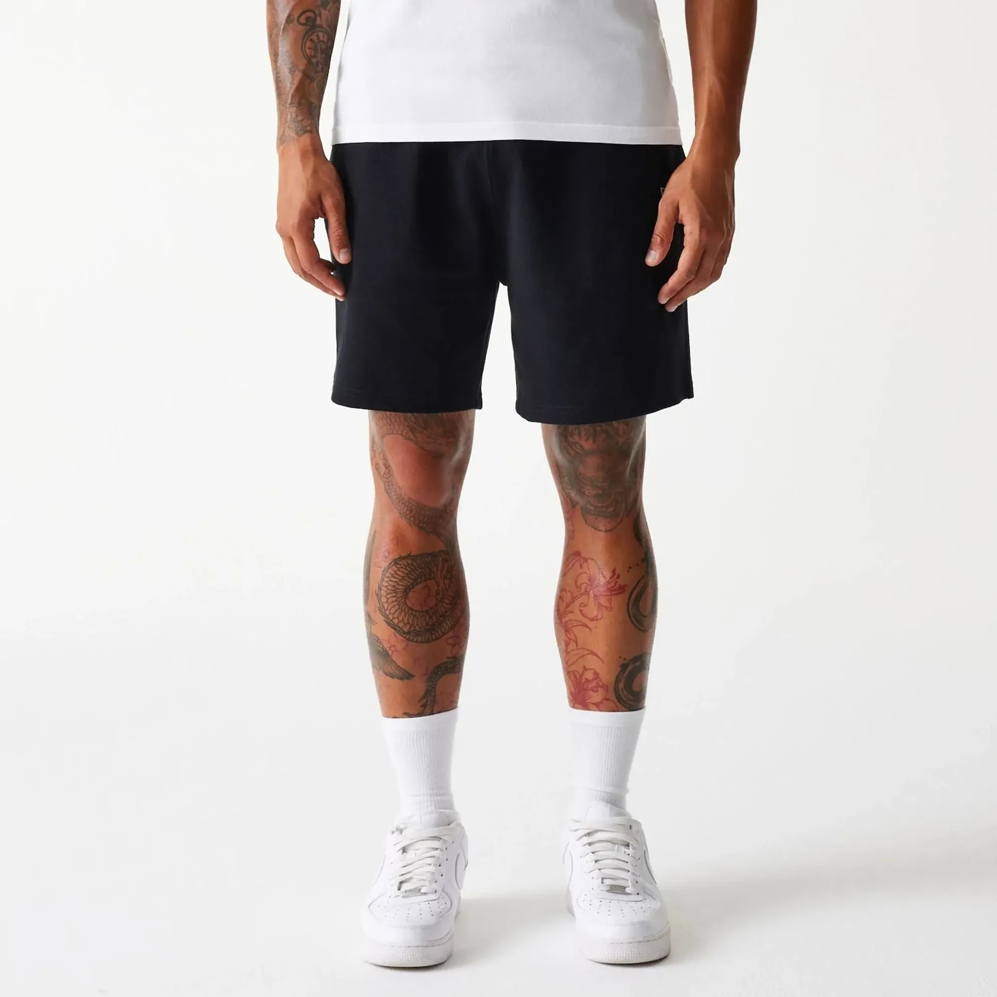 LA Dodgers MLB Pique Black Shorts New Era Cap adult unisex