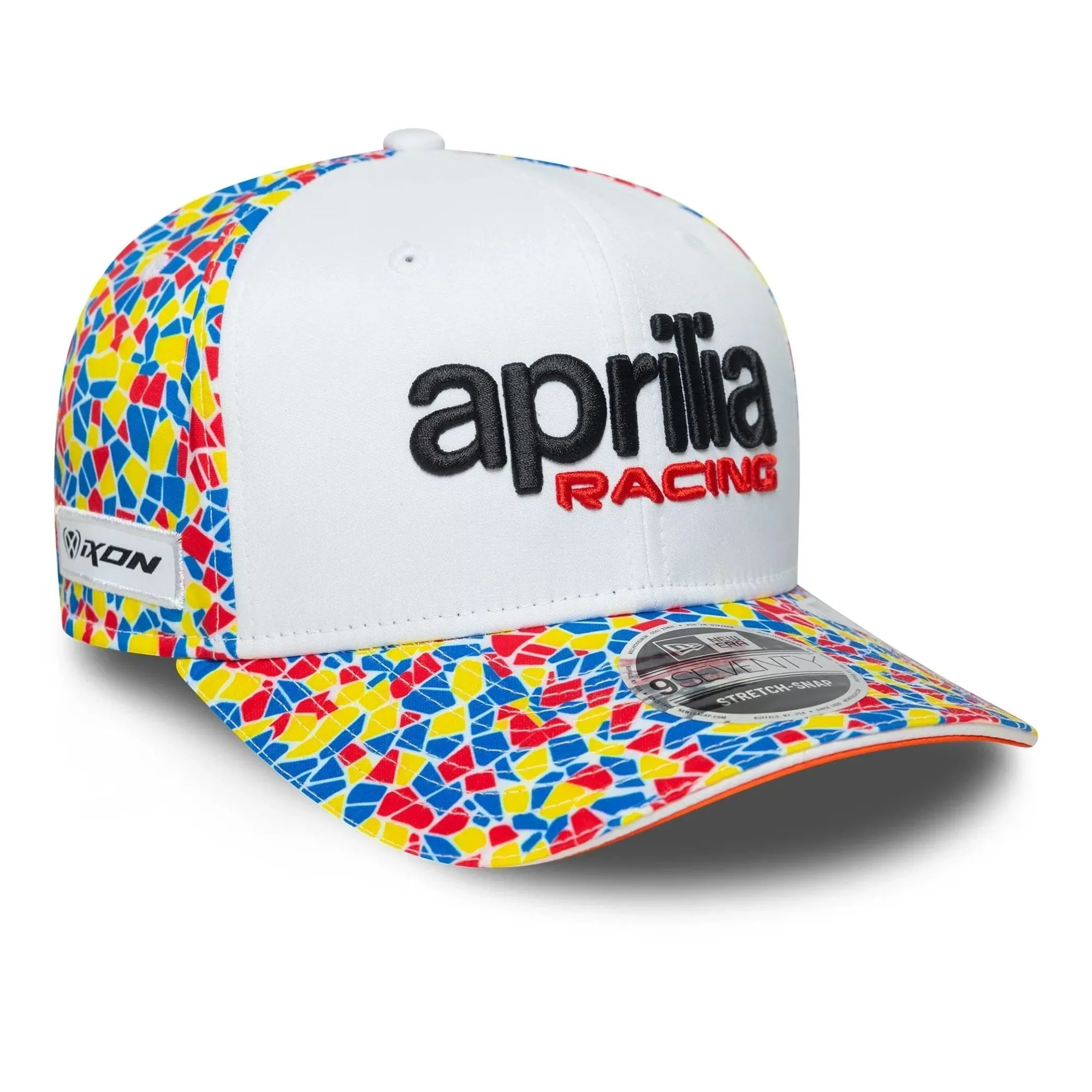 Aprilia Racing Barcelona Race Special White 9SEVENTY Stretch Snap Adjustable Cap New Era Cap adult unisex