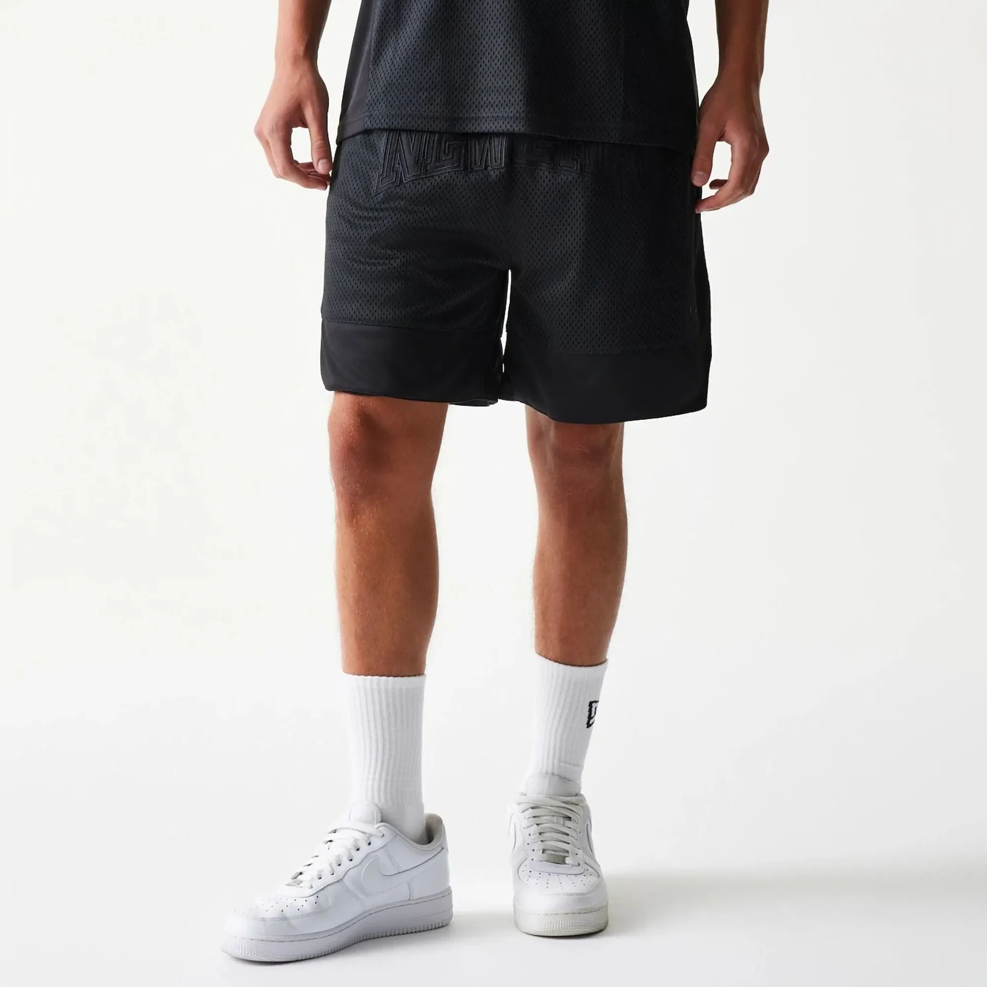 New Era Mesh Black Shorts adult unisex