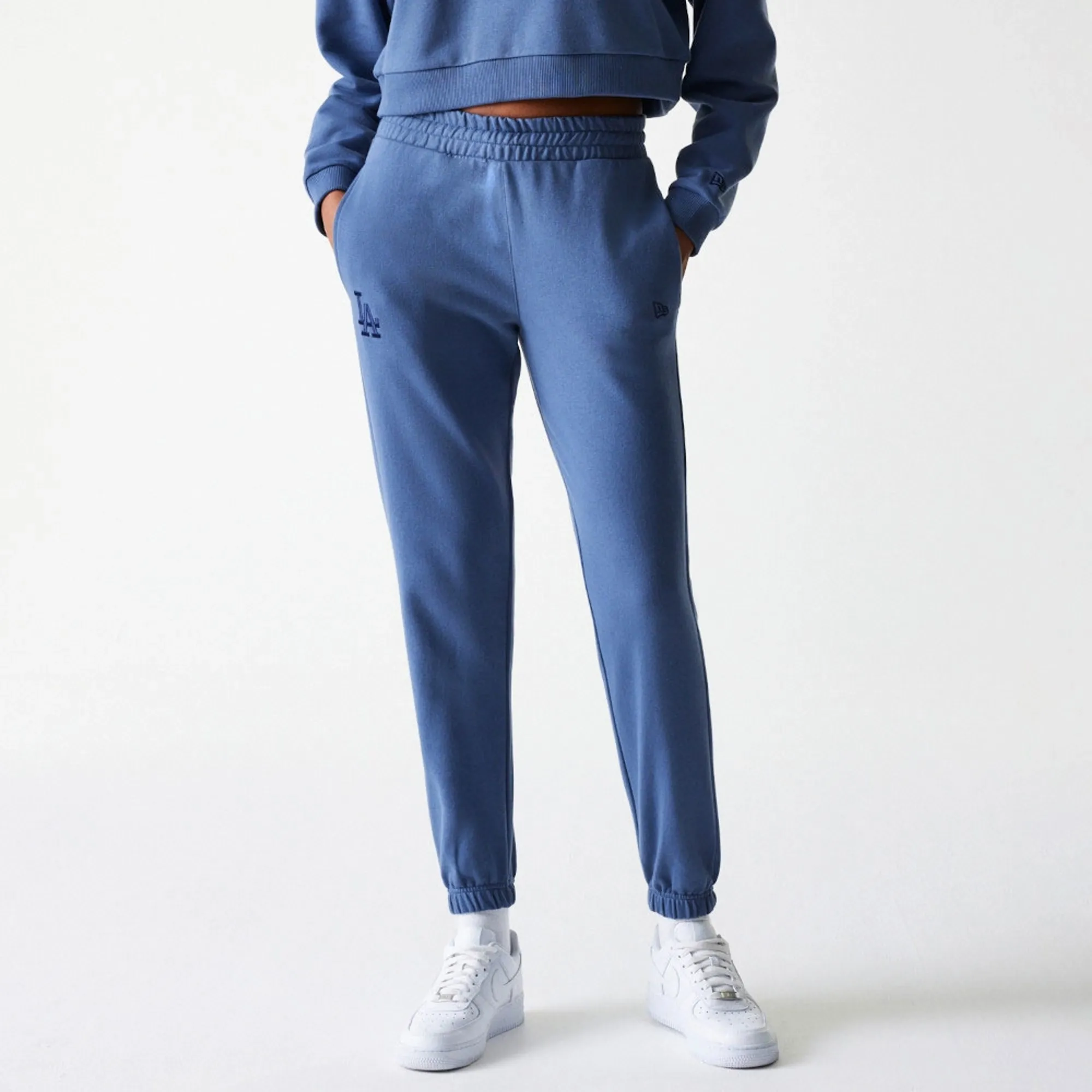 LA Dodgers Womens MLB Midi League Essential Dark Blue Joggers New Era Cap adult female