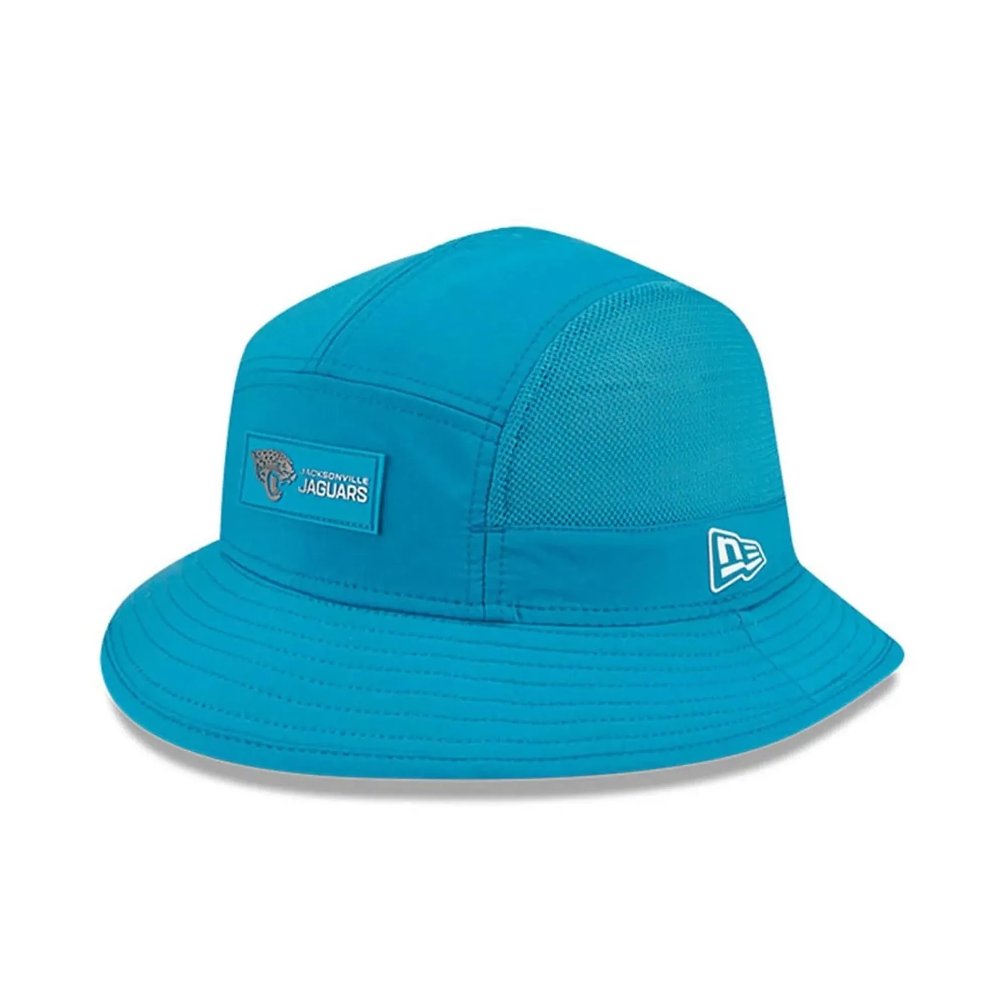 Jacksonville Jaguars NFL Sideline 2025 Turquoise Stretch Bucket Hat New Era Cap adult unisex