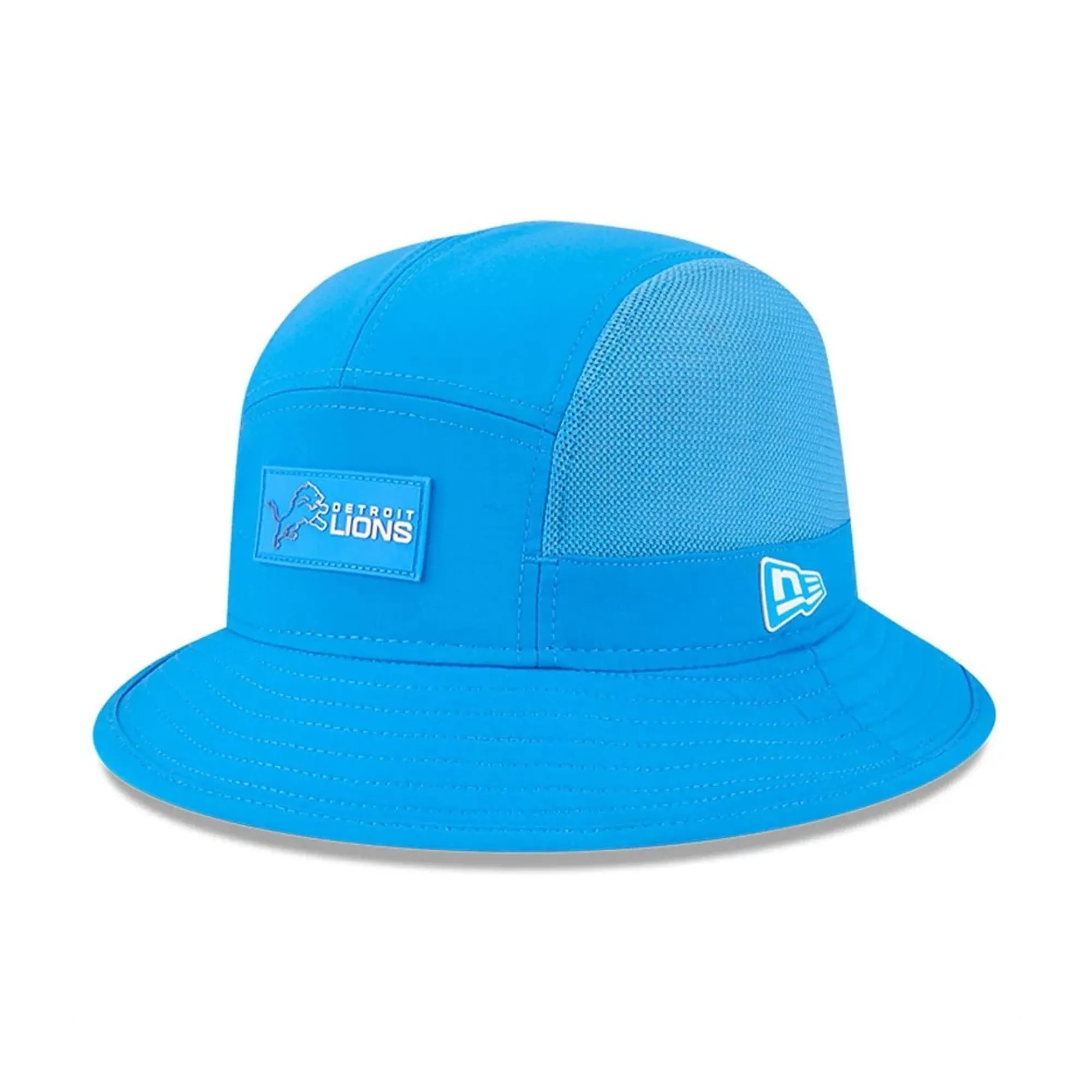 Detroit Lions NFL Sideline 2025 Blue Stretch Bucket Hat New Era Cap adult unisex