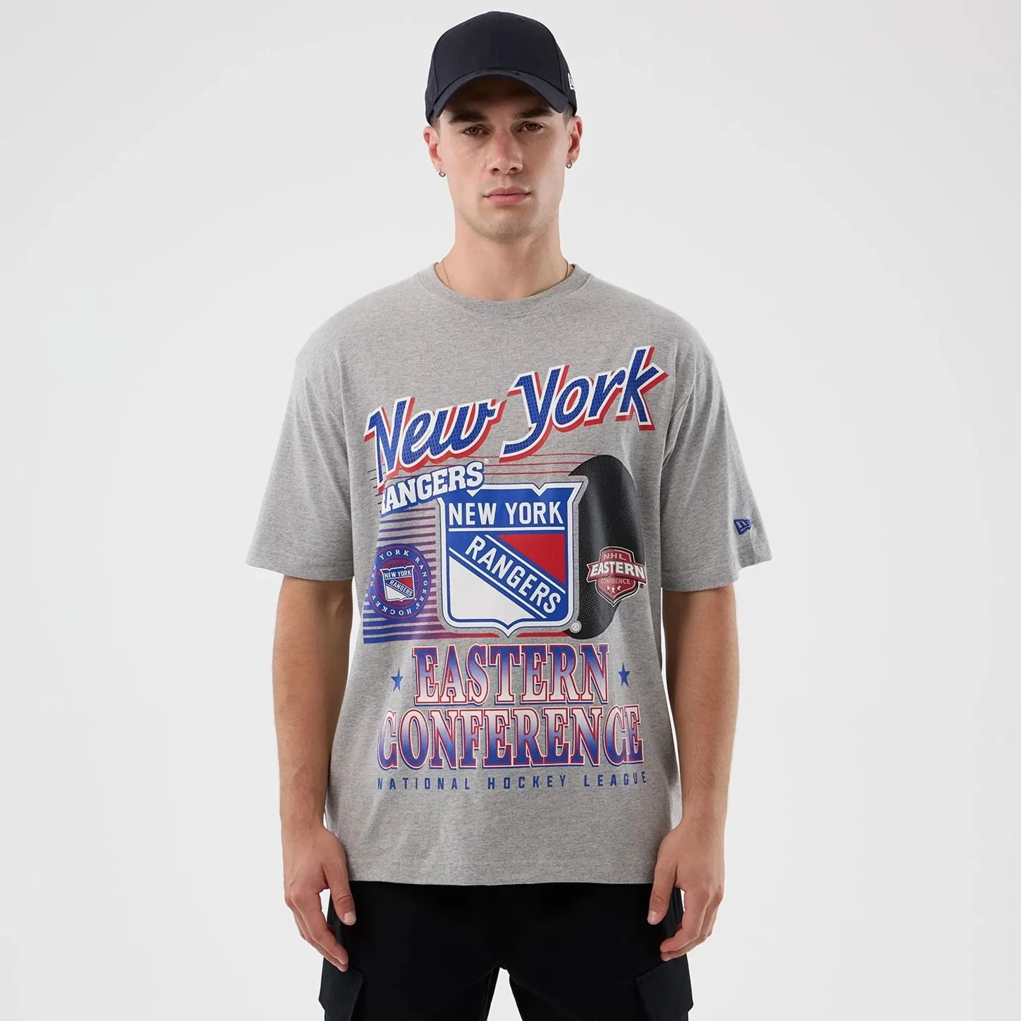 New York Rangers NHL Sport Classic Grey T-Shirt New Era Cap adult unisex