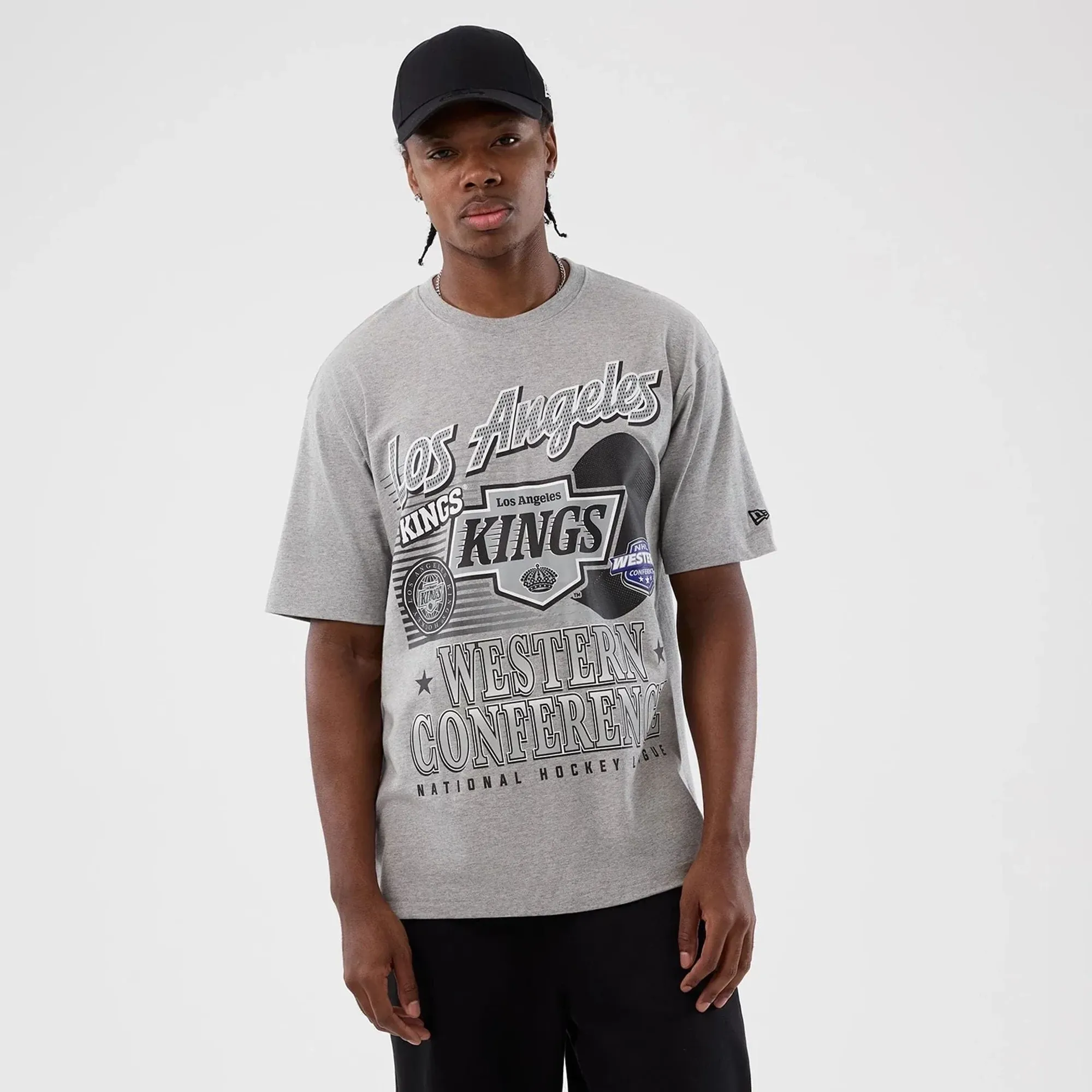 LA Kings NHL Sport Classic Grey T-Shirt New Era Cap adult unisex