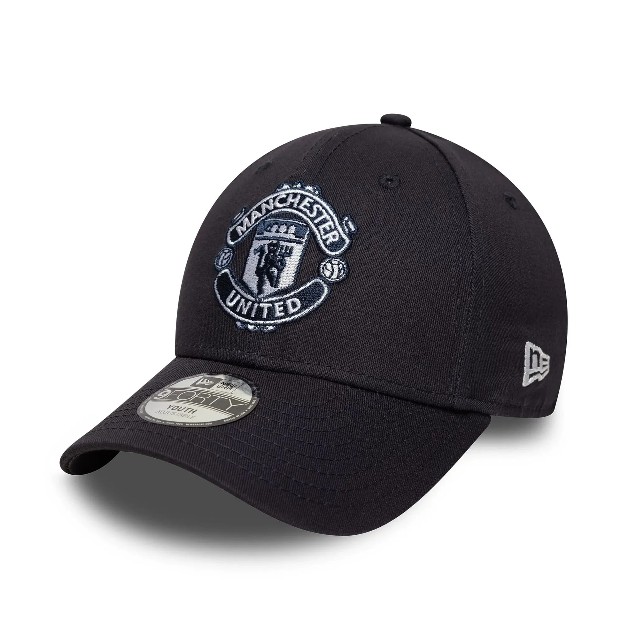 Manchester United FC Youth Seasonal Navy 9FORTY Adjustable Cap New Era Cap adult unisex