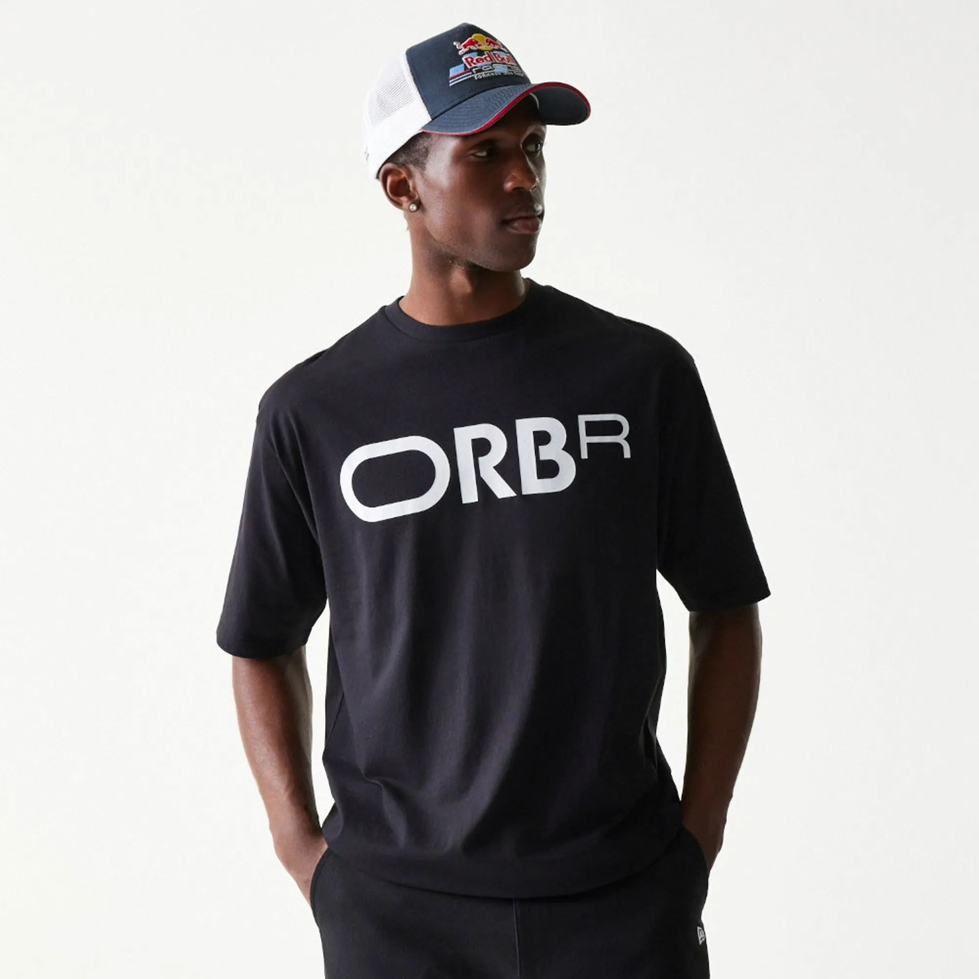 Red Bull Racing Profile Black Oversized T-Shirt New Era Cap adult unisex