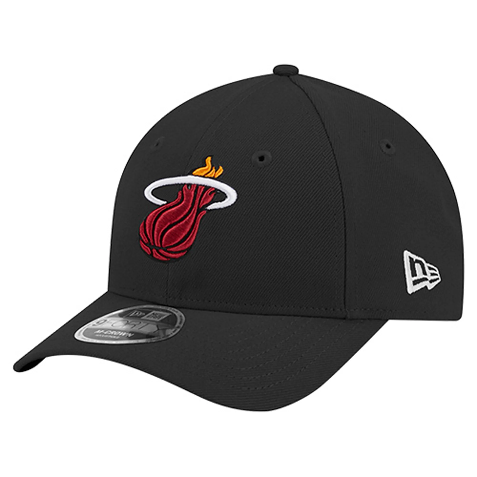 Miami Heat NBA Team Black 9FORTY M-Crown Adjustable Cap New Era Cap adult unisex