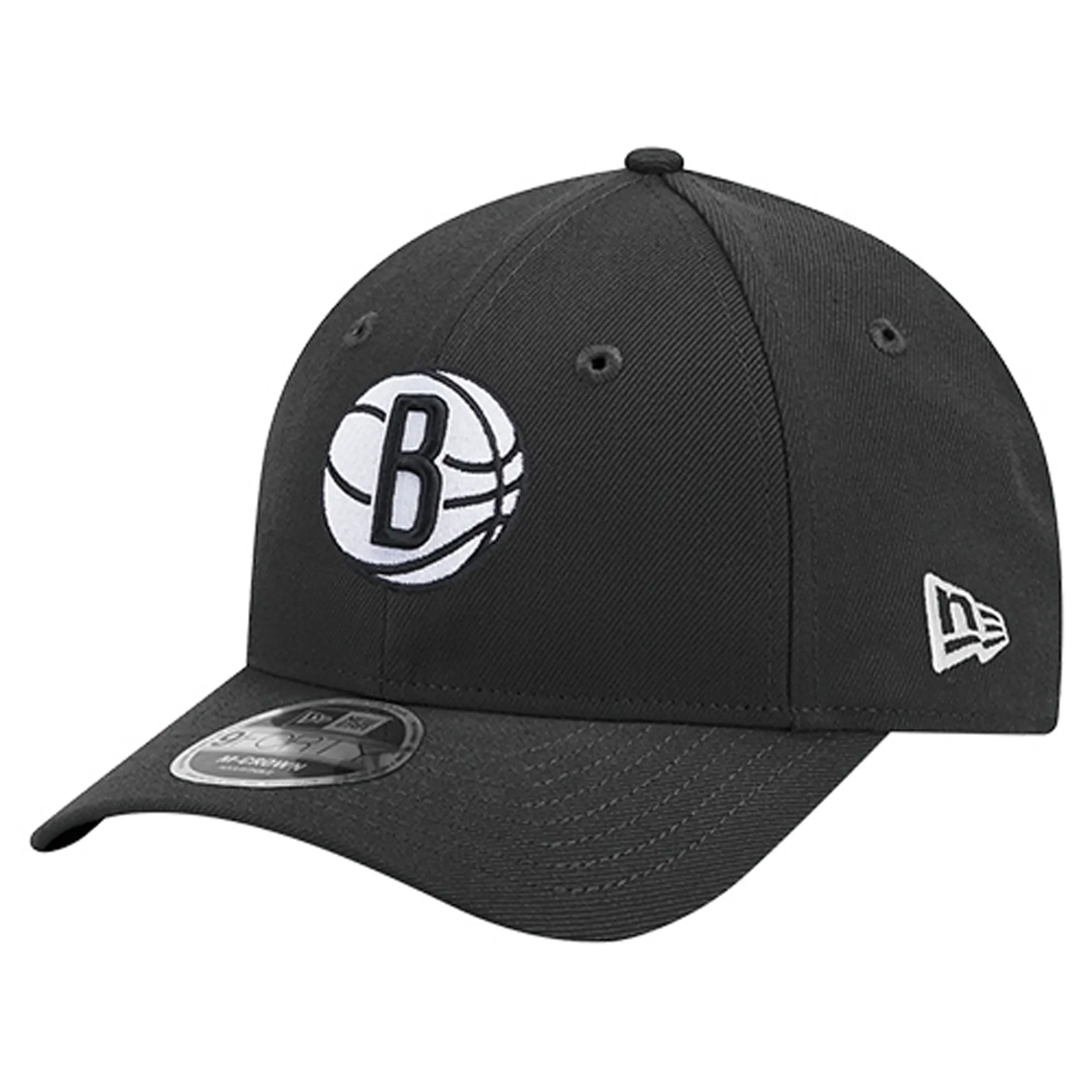 Brooklyn Nets NBA Team Black 9FORTY M-Crown Adjustable Cap New Era Cap adult unisex