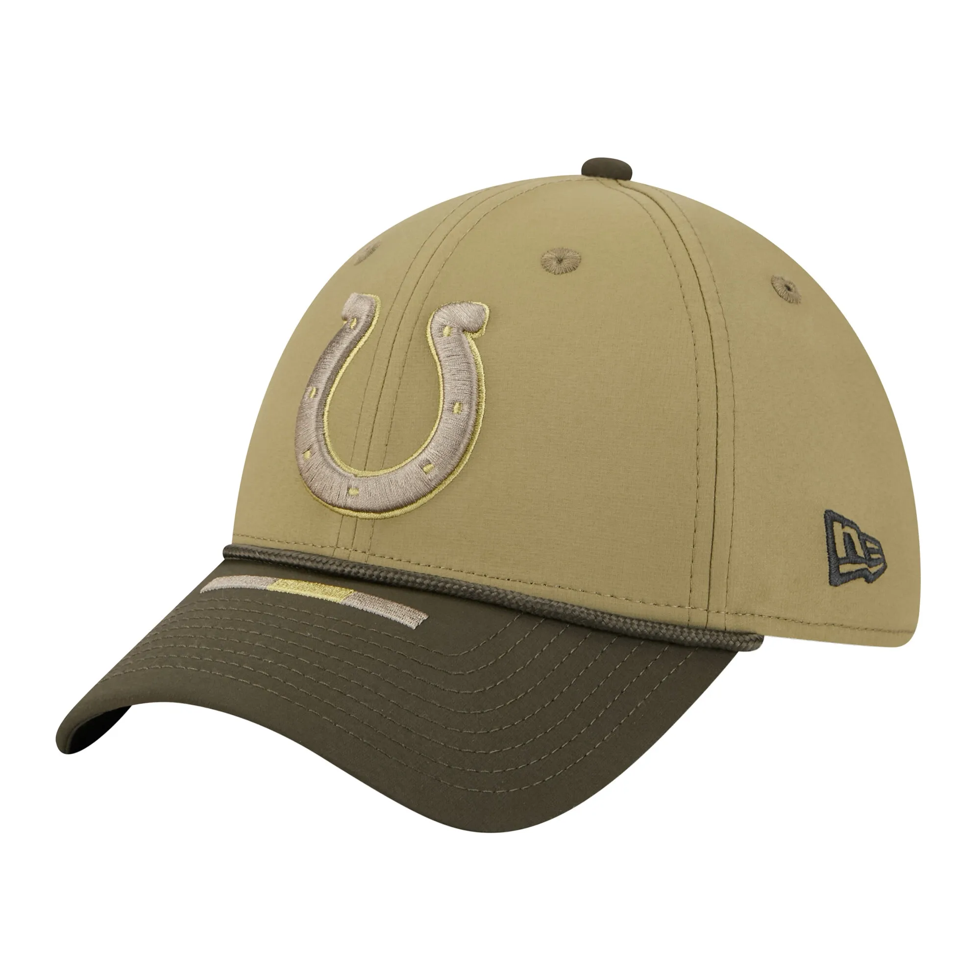 Indianapolis Colts NFL Salute To Service 2025 Dark Green 39THIRTY Stretch Fit Cap New Era Cap adult unisex