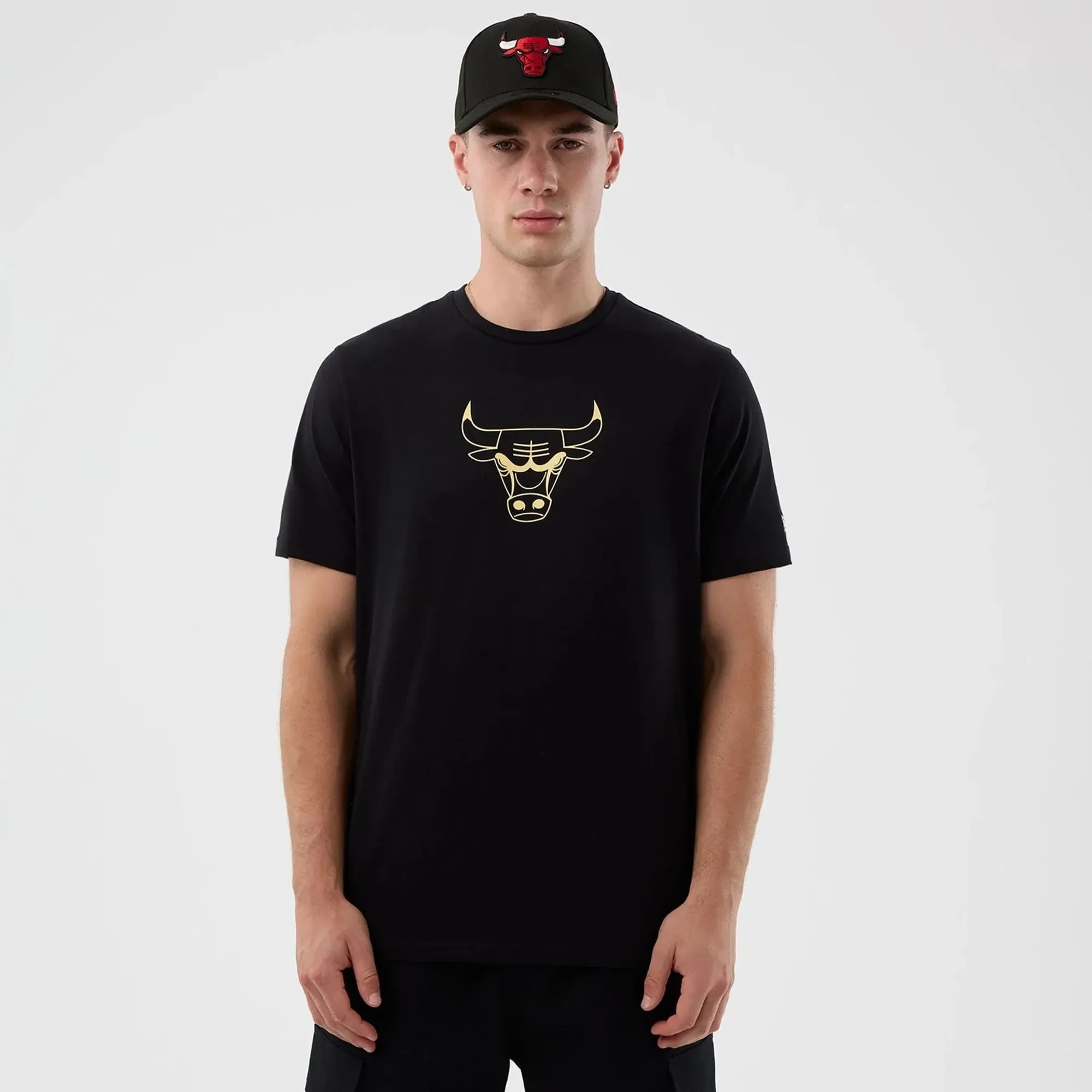 Chicago Bulls NBA Back To School Black T-Shirt New Era Cap adult unisex