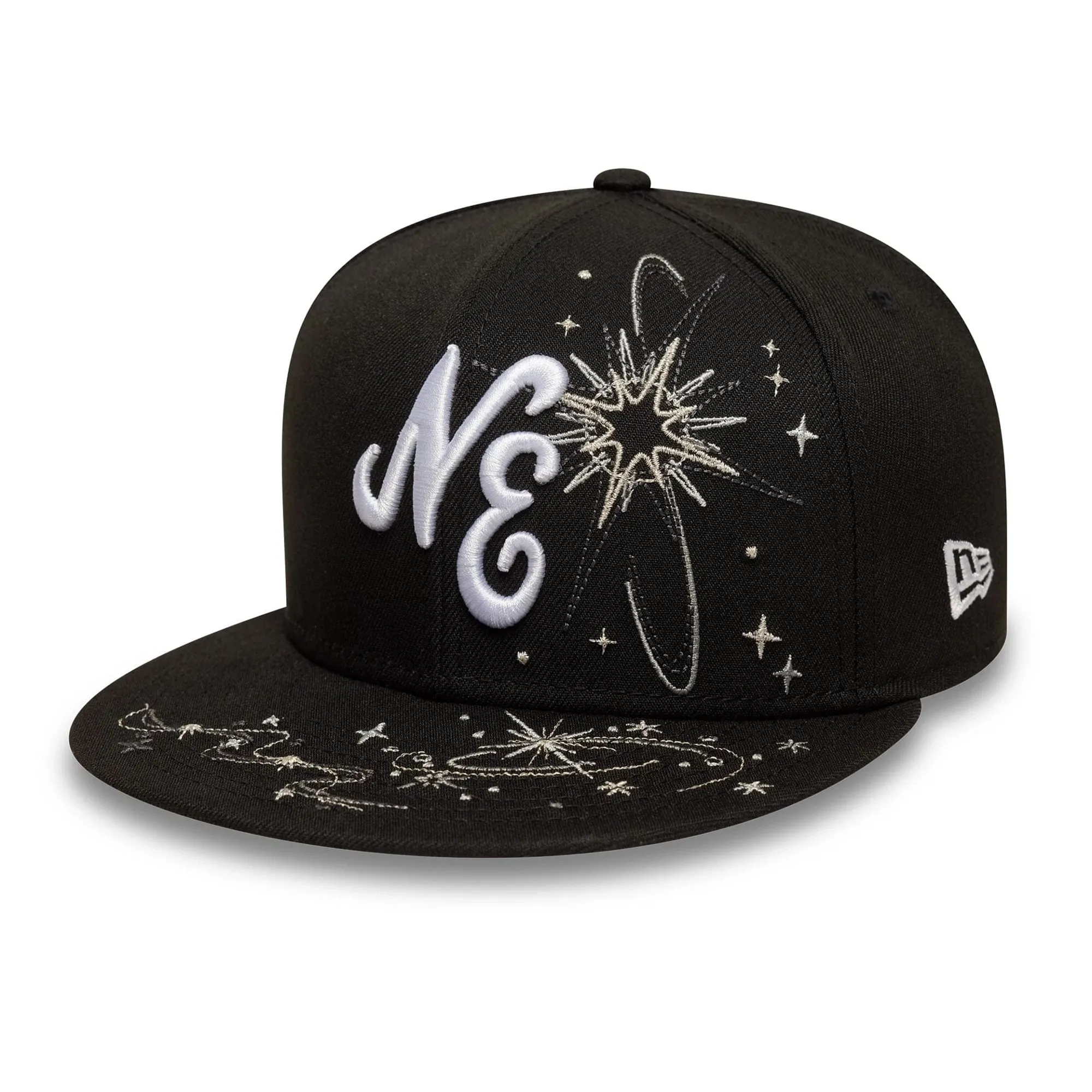 専用★黒　FCRB　17AW NEWERA EMBLEM 59FIFTY CAP New Era Zodiac Black 59FIFTY Fitted Cap adult unisex | 60771107