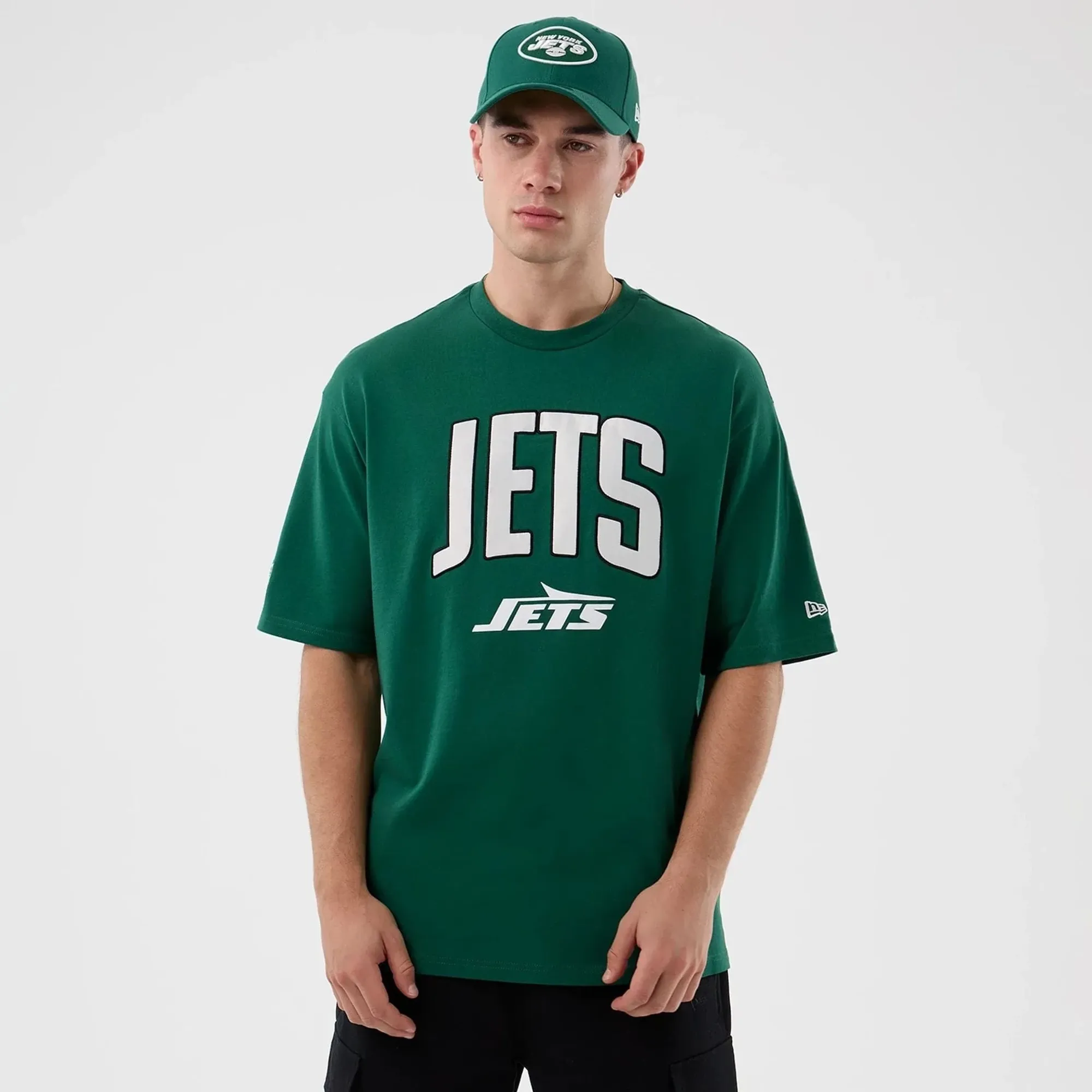 New York Jets NFL International Series Games Green Oversized T-Shirt New Era Cap adult unisex