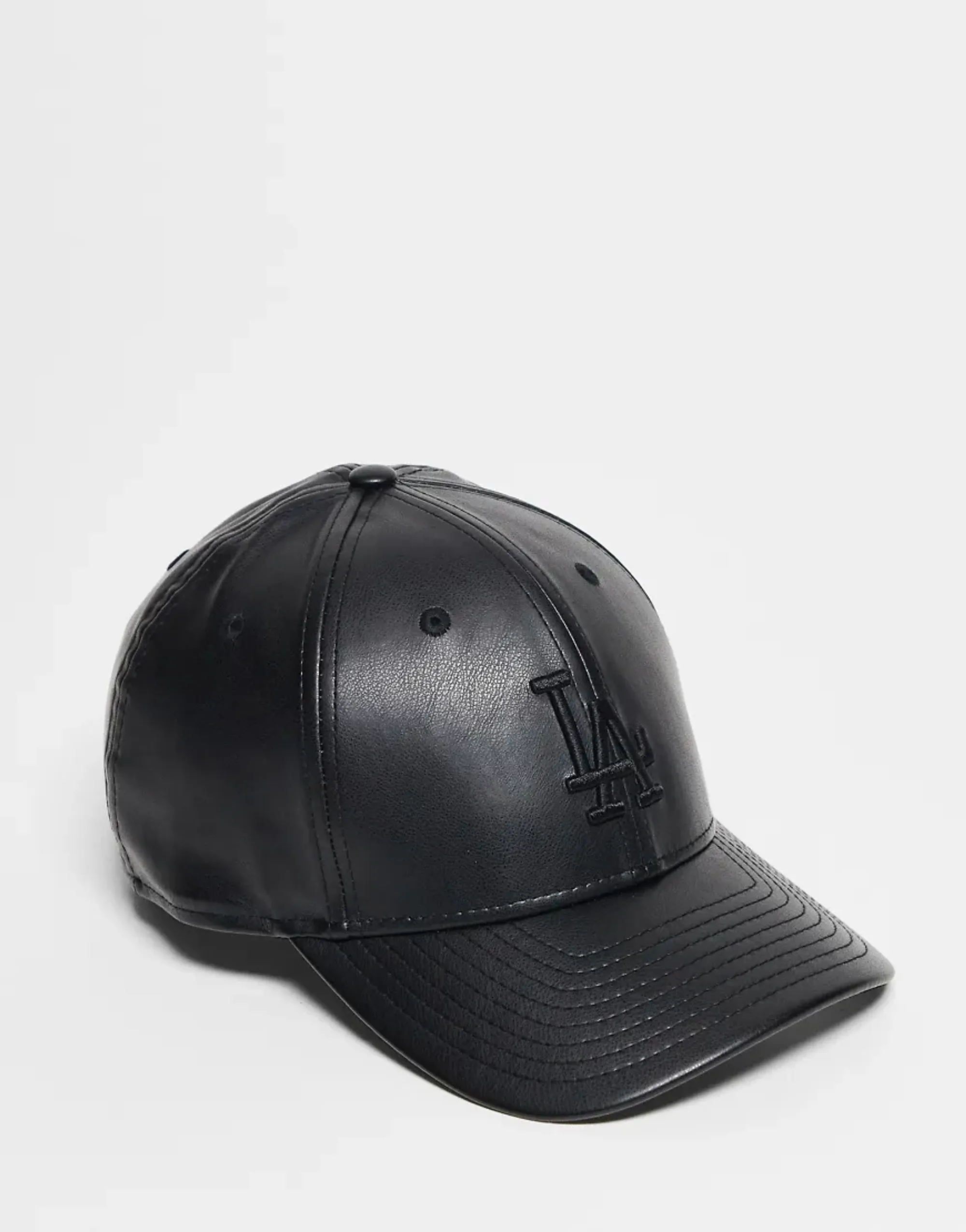 New Era La Dodgers 9Forty Pu Cap In Black